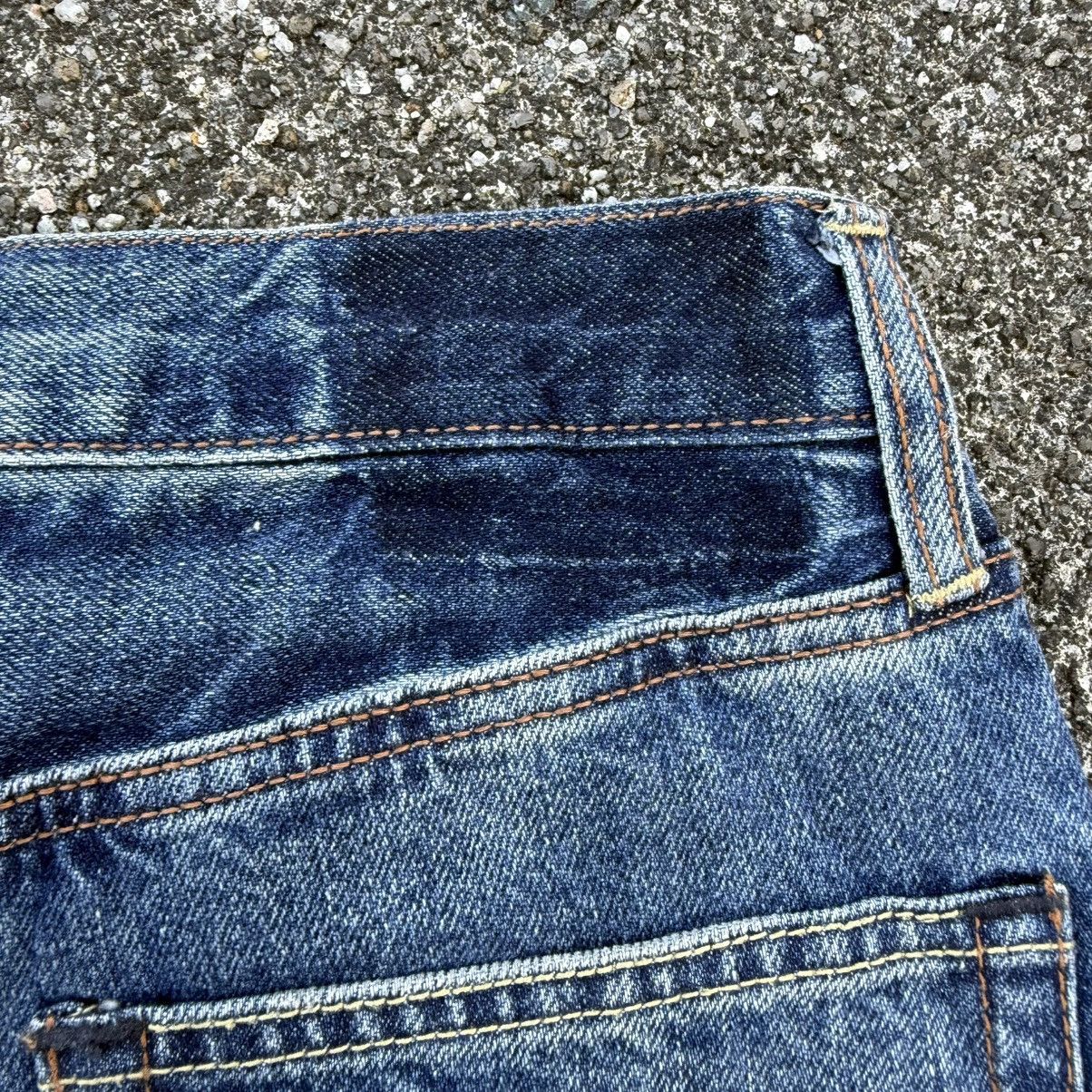 Jean VINTAGE GU DENIM STRAIGHT FADED RIPPEP JEAN PANTS Size US 30 / EU 46 - 12 Thumbnail