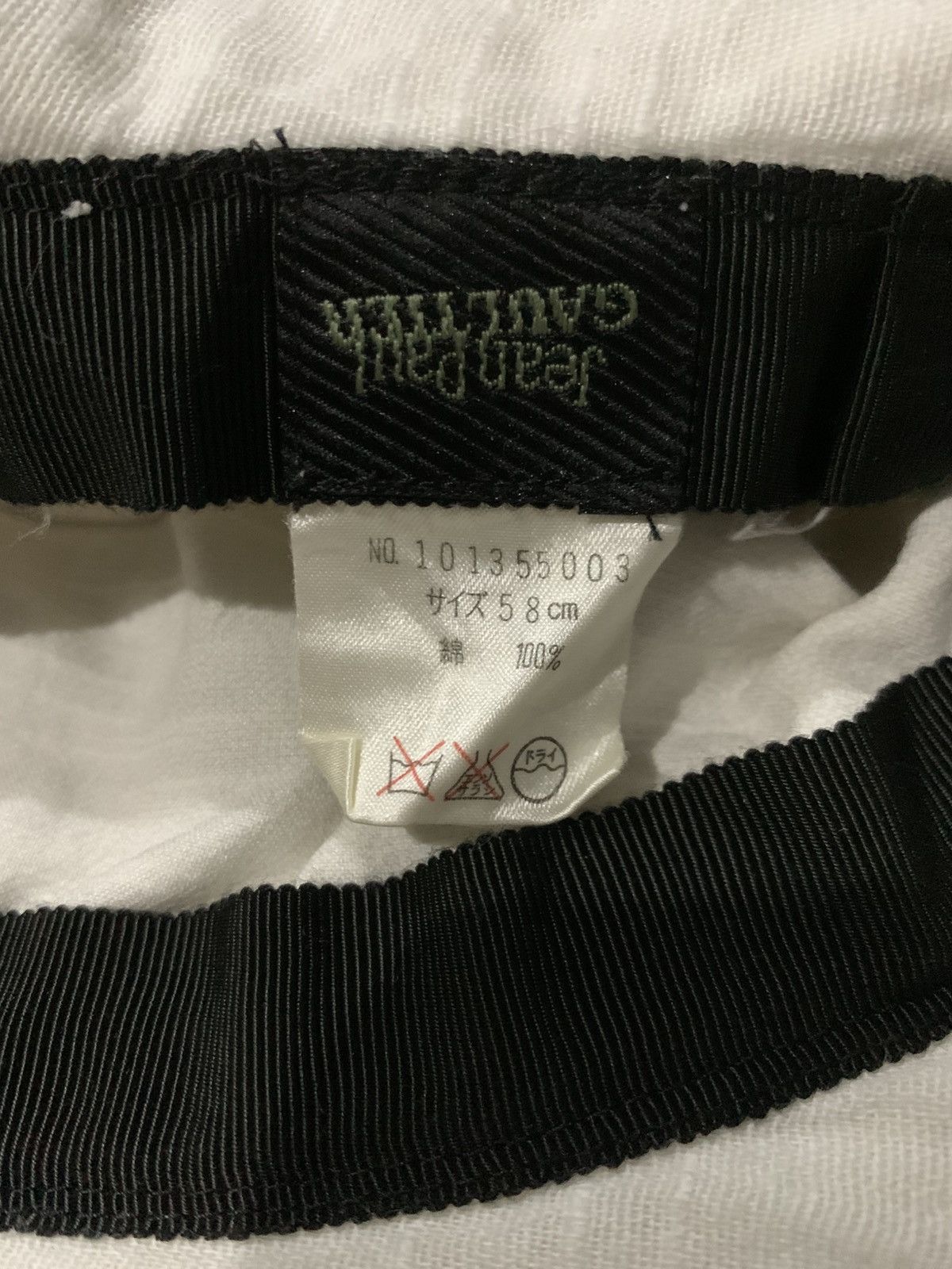 Jean Paul Gaultier JEAN PAUL GAULTIER WRAP AROUND BUCKET HAT Size ONE SIZE - 5 Thumbnail
