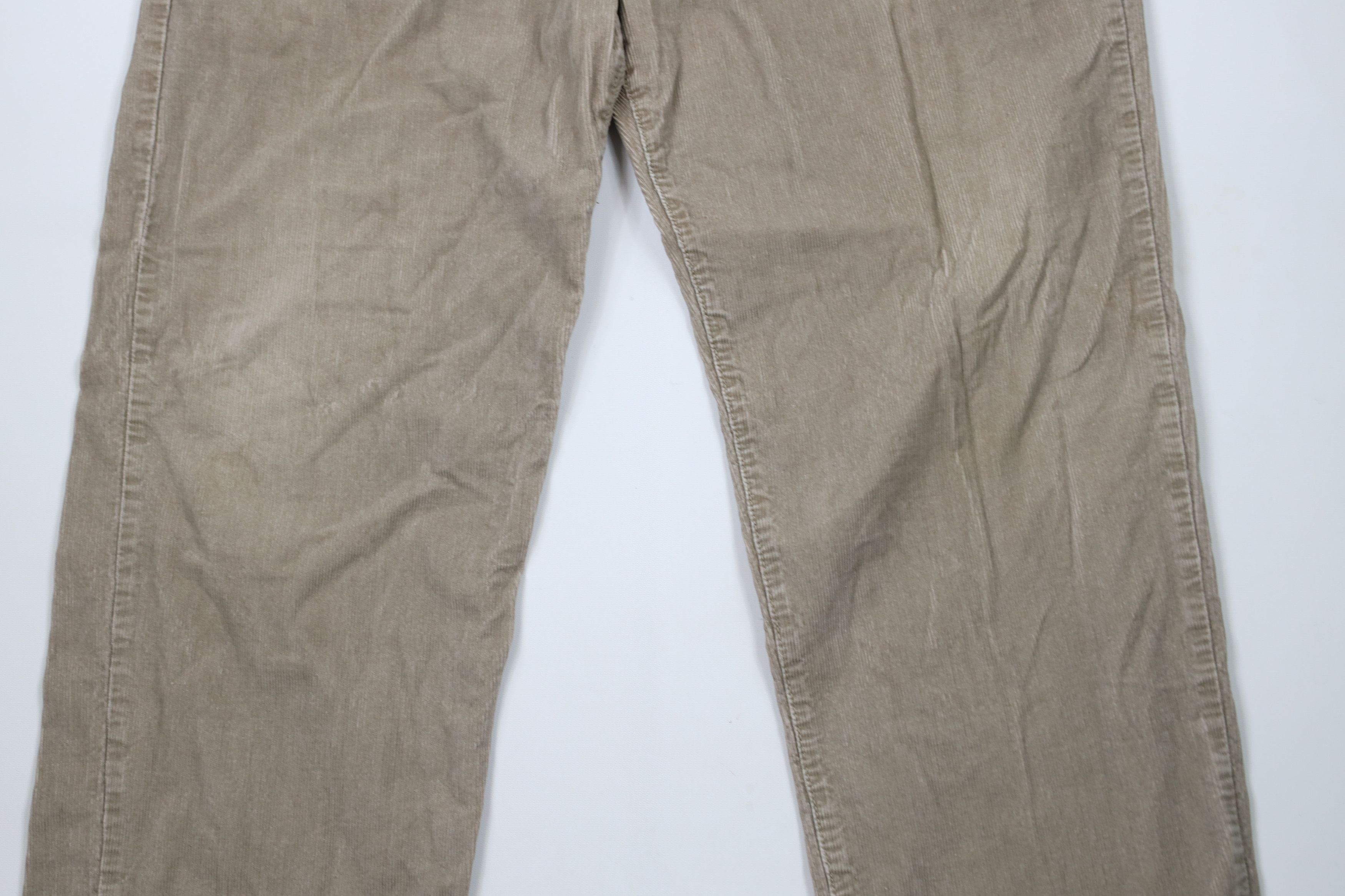 Calvin Klein × Vintage Vintage Calvin Klein Straight Wide Leg Corduroy Chino Pants Size US 42 / EU 58 - 3 Thumbnail