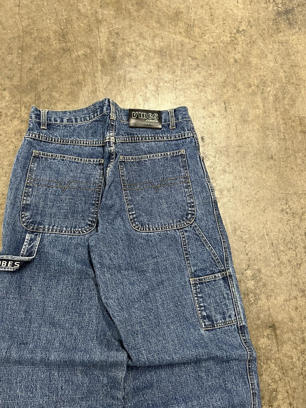 Vintage Y2k vibes baggy fit wide leg skater denim carpenter cargos Size US 32 / EU 48 - 5 Thumbnail