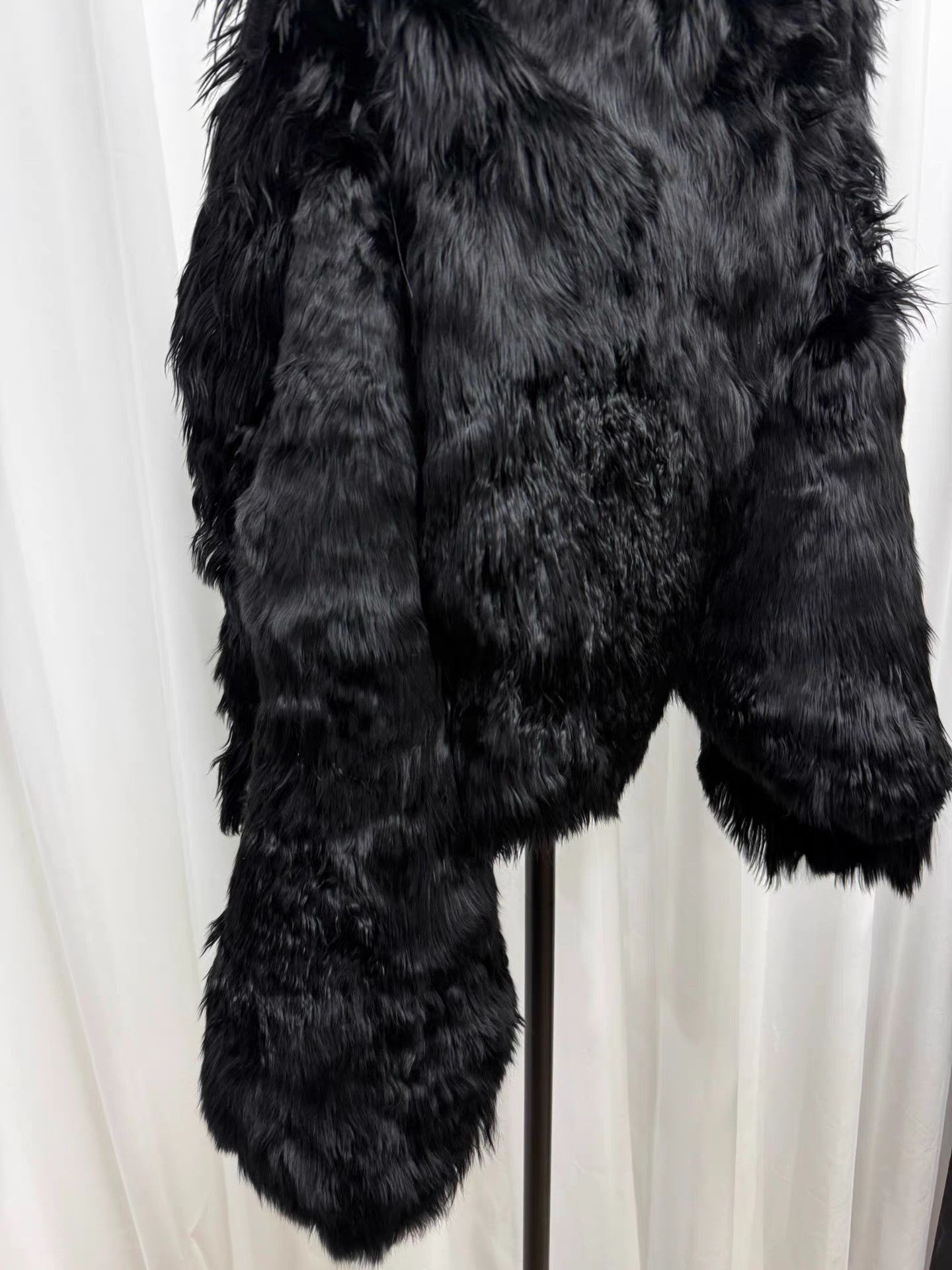 Ann Demeulemeester Ann Demeulemeester Fur Panel Three-Hole Vest Cape K20 Size US S / EU 44-46 / 1 - 9 Thumbnail