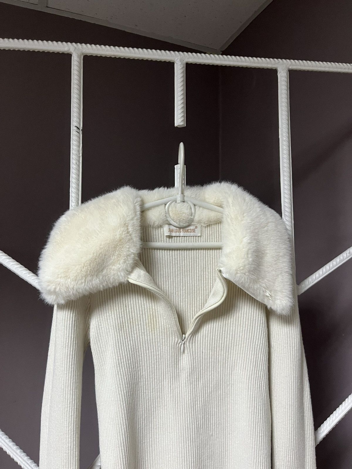 Juicy Couture Cute Fur Collar Sweater Half Zip Size S / US 4 / IT 40 - 3 Thumbnail