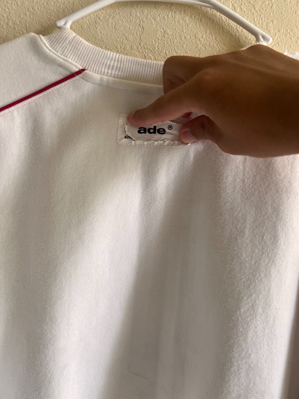 Ader Error ADER error Arrow Form Logo Sweatshirt White S Size US S / EU 44-46 / 1 - 10 Thumbnail