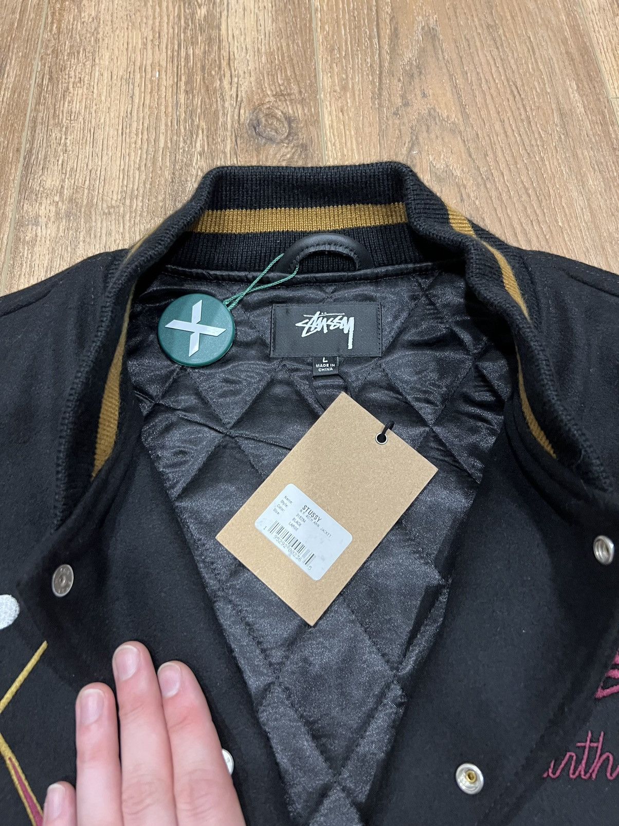 Stussy 40th Anniversary Varsity Jacket (New York Chapter) Size US L / EU 52-54 / 3 - 4 Thumbnail