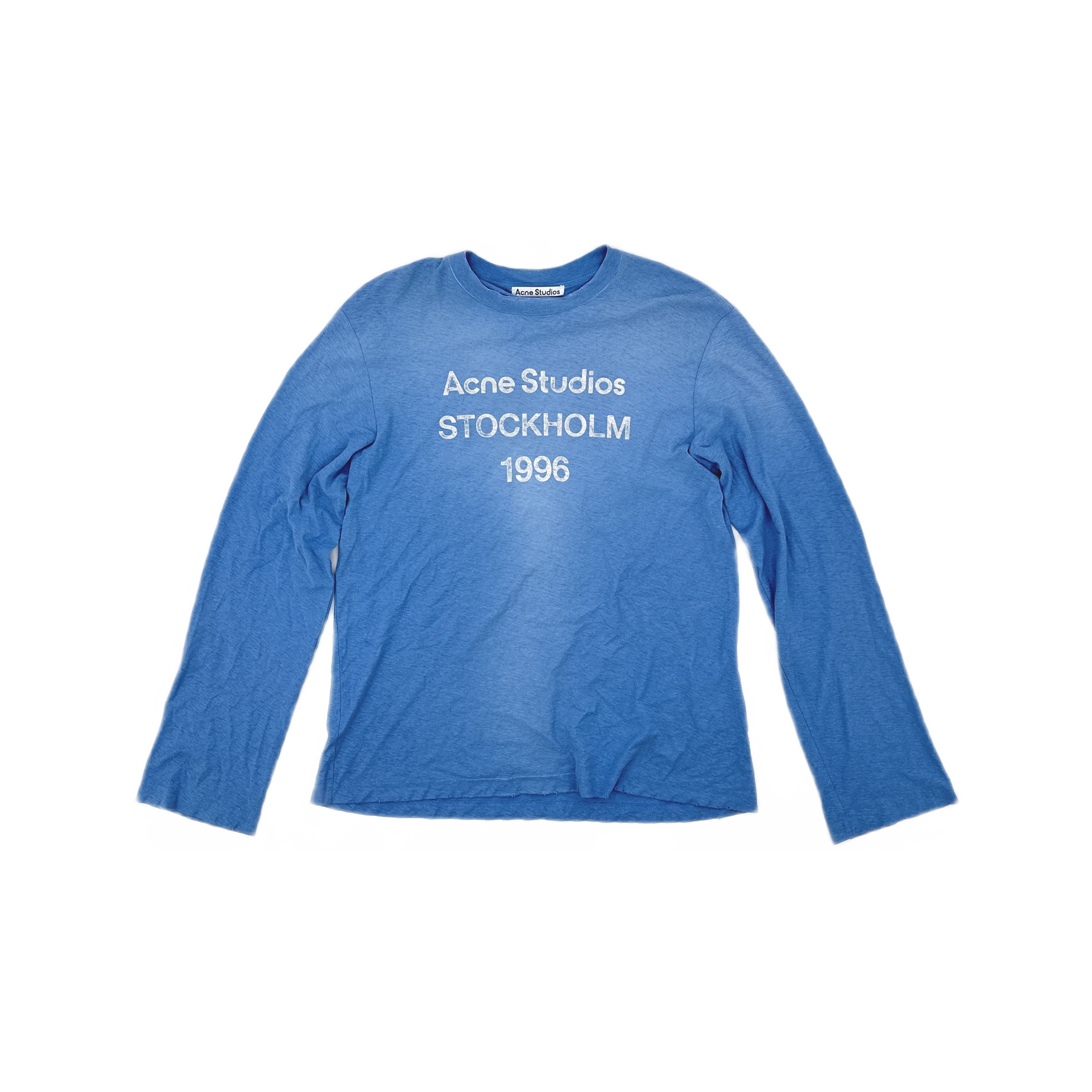 Acne Studios Acne Studios 1996 Long Sleeve, Dark Blue | Grailed