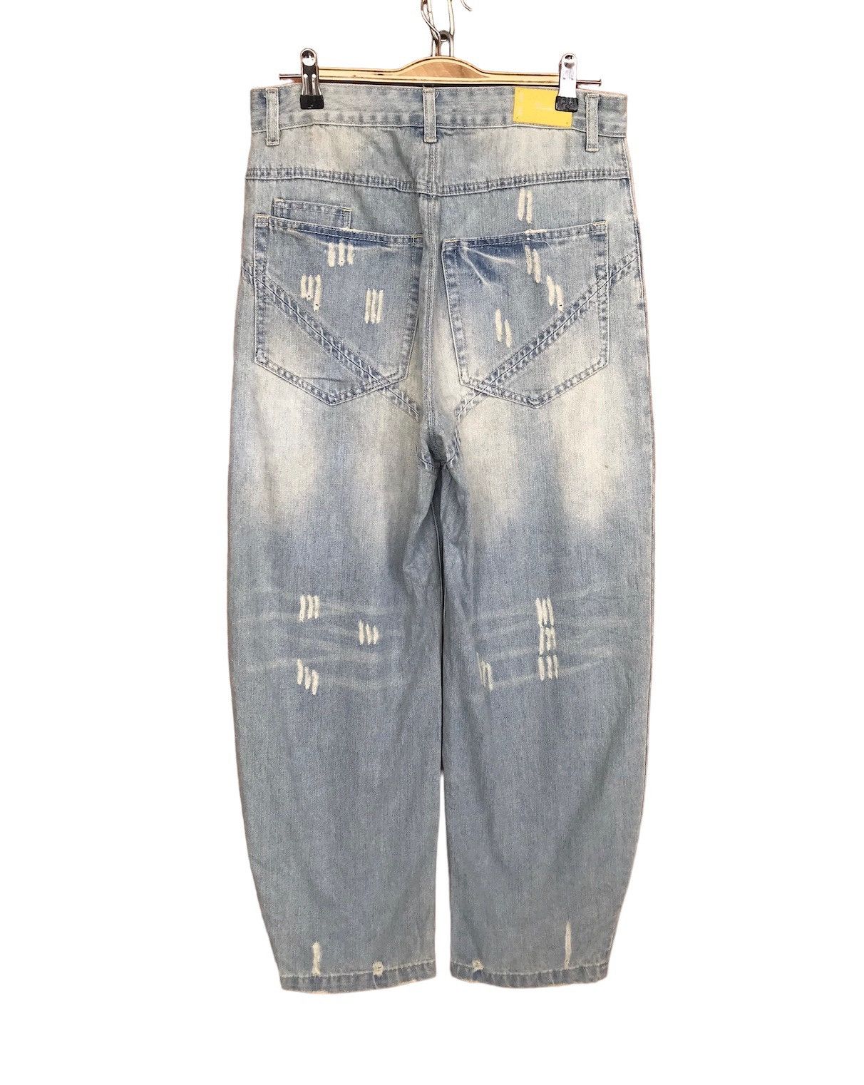 Japanese Brand Bit Activities Baggy Distressed Denim Jeans Size US 28 / EU 44 - 1 Thumbnail
