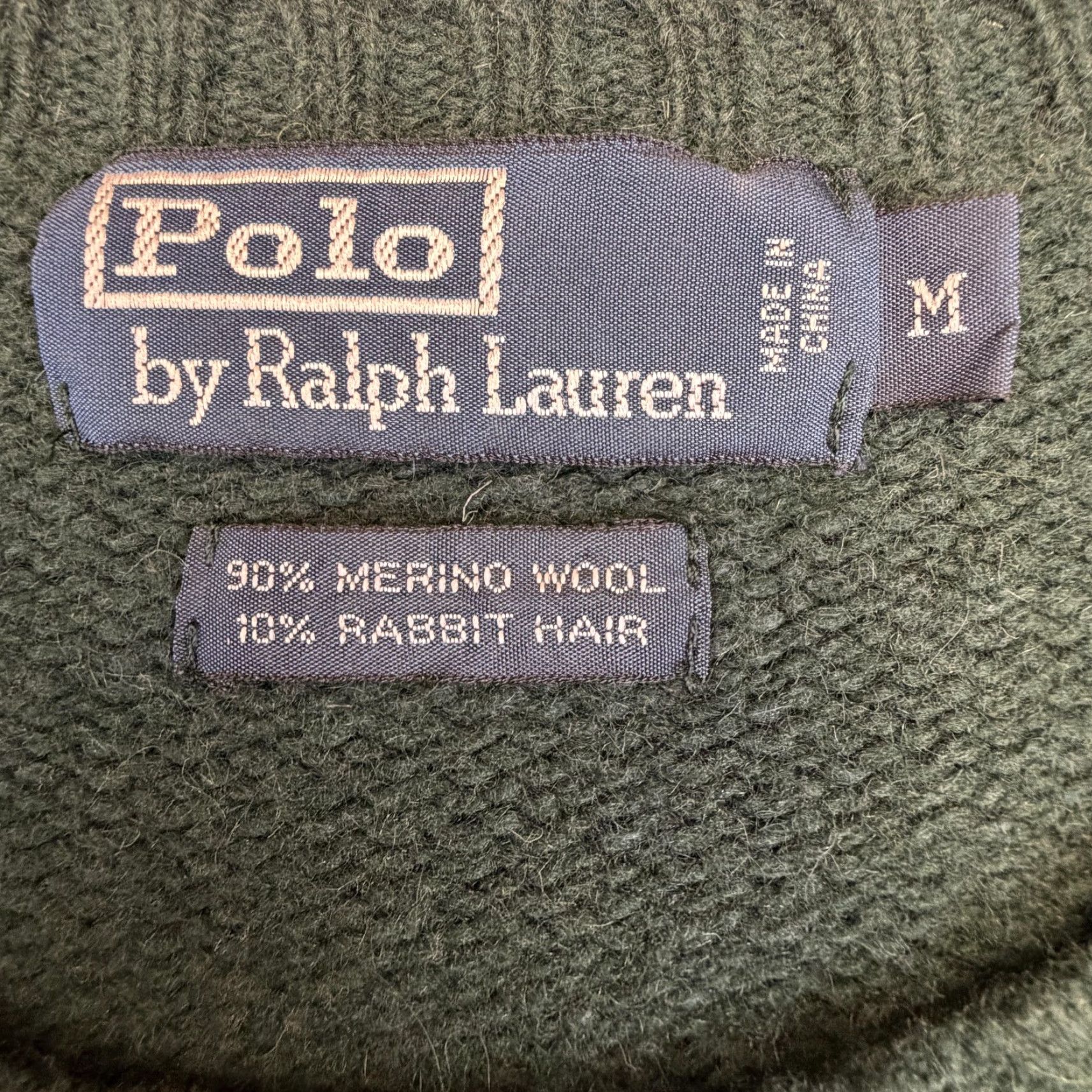 Polo Ralph Lauren Polo Ralph Lauren Wool Sweater Mens M Green Crewneck Logo Knit Tight-Knit Embroidered Pony Size US M / EU 48-50 / 2 - 5 Thumbnail