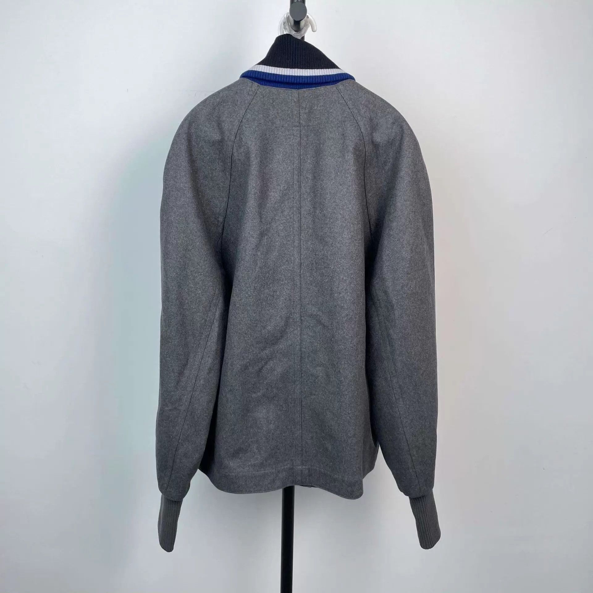 Hermes Hermès 98-new gray wool coat 50 Size US M / EU 48-50 / 2 - 2 Thumbnail
