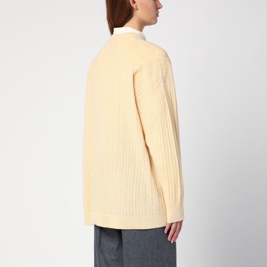 Other o1d2blof1024 V-Neck Sweater in Light Yellow Size S / US 4 / IT 40 - 3 Thumbnail