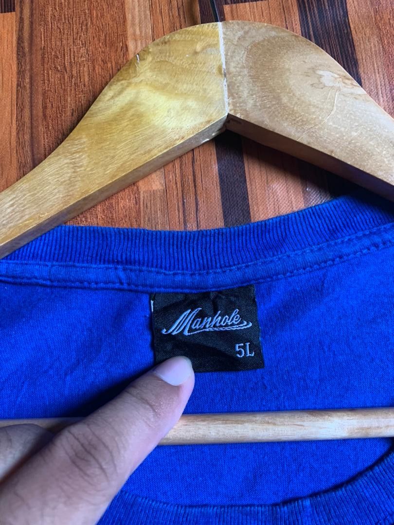 Vintage MANHOLE SUKAJAN T-SHIRT reliability ethics Size US L / EU 52-54 / 3 - 4 Thumbnail