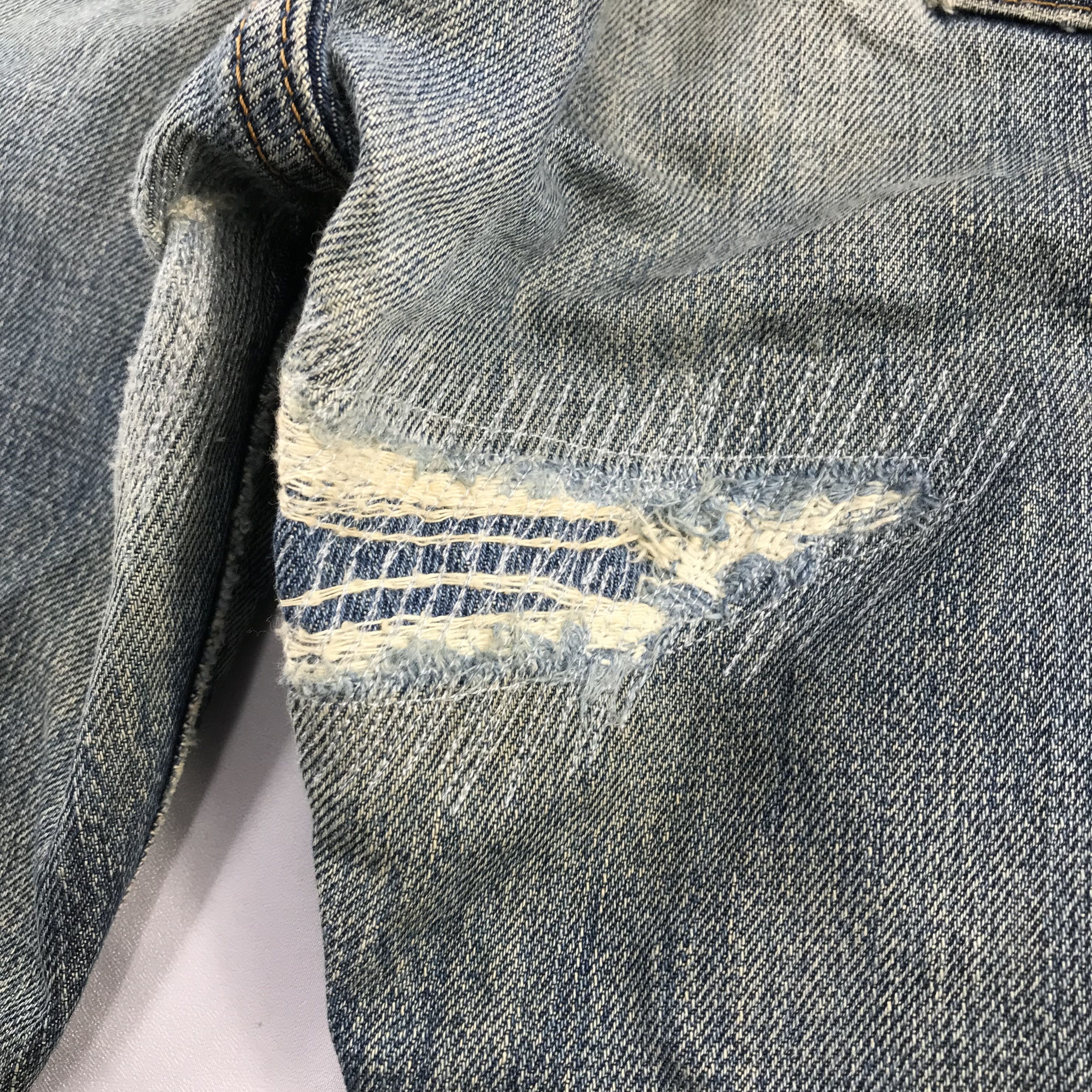 Levi's Vintage Levis 502 Jeans Selvedge Distressed Denim KJ3470 Size US 32 / EU 48 - 9 Thumbnail