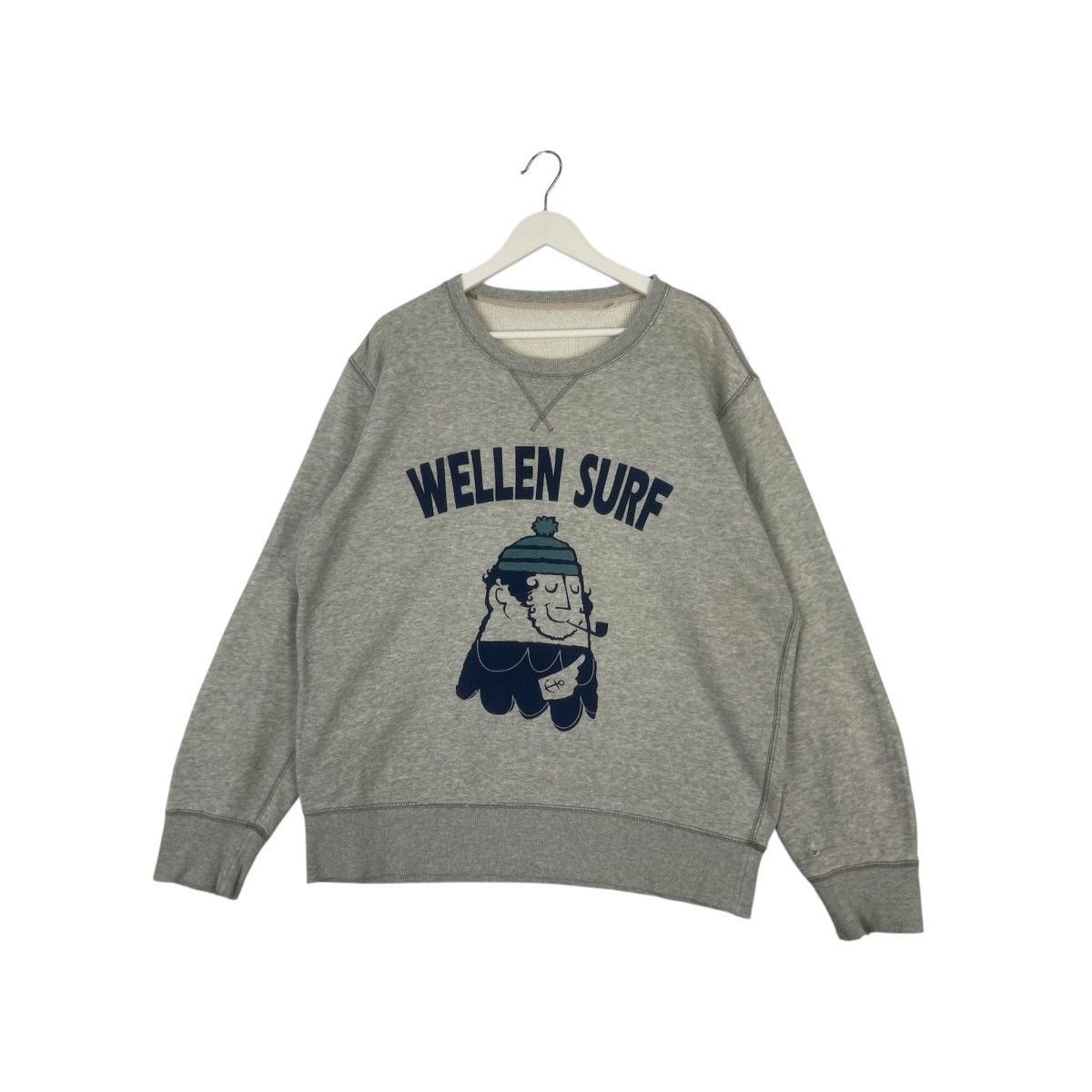 Designer × Vintage vintage Hoodie/sweater wellen surf surfing wear sweatshirt Size US XL / EU 56 / 4 - 1 Thumbnail
