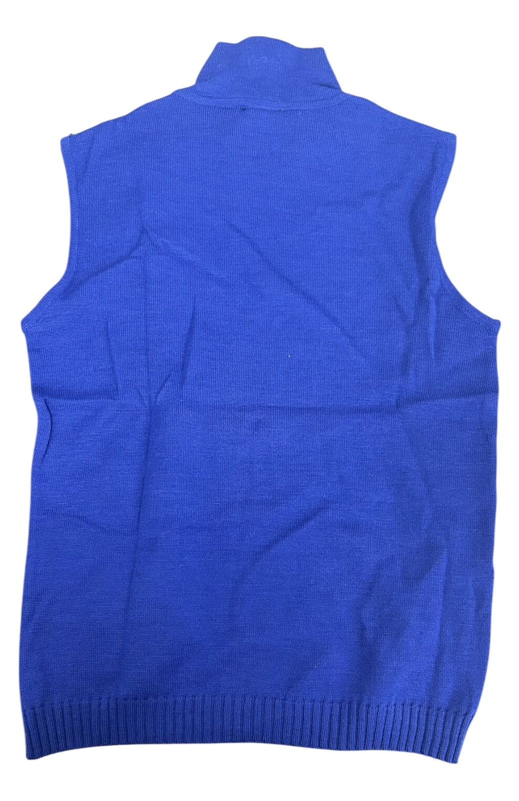 Versace Jeans Couture Versace Jeans Couture Geometric Greca Sleeveless Knit Blue Size L / US 10 / IT 46 - 4 Thumbnail