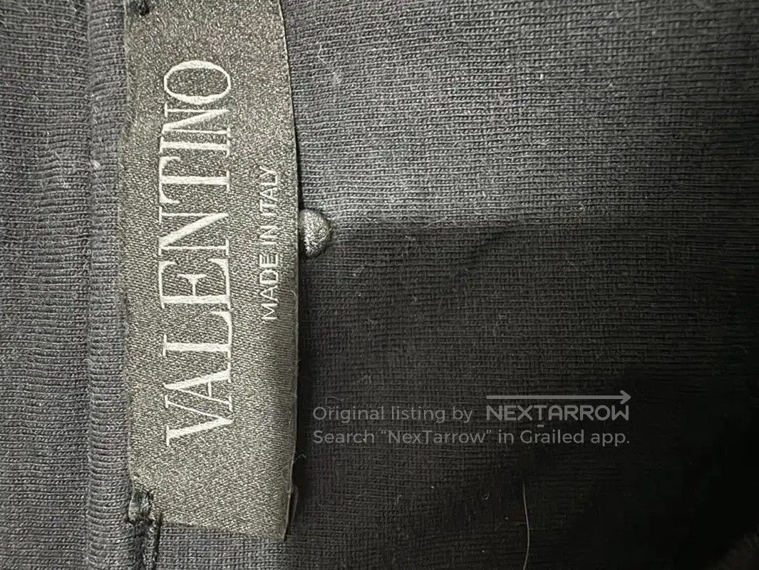 Valentino Valentino Black Cotton Logo Print Men's T-Shirt . Size US S / EU 44-46 / 1 - 3 Thumbnail