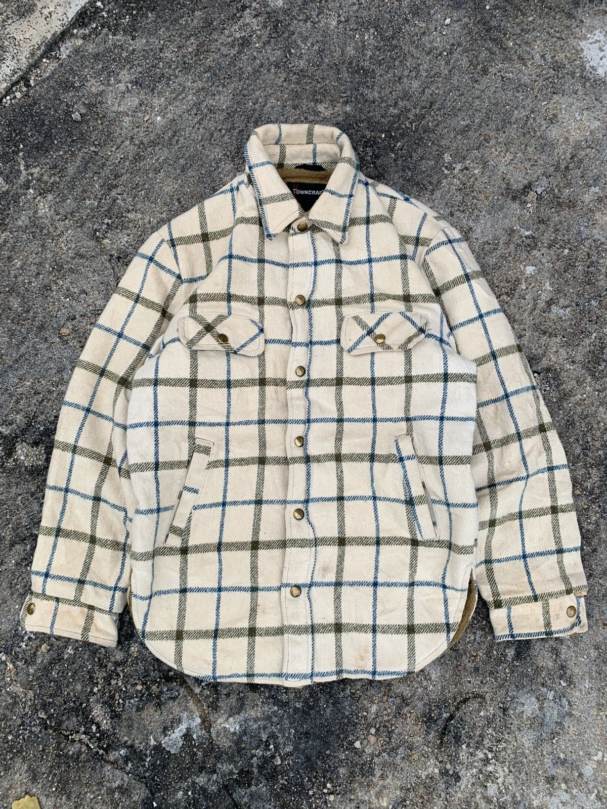 Towncraft VINTAGE TOWNCRAFT PENNEYS WOOL SHERPA FUR LINED PLAID JACKET Size US L / EU 52-54 / 3 - 1 Thumbnail
