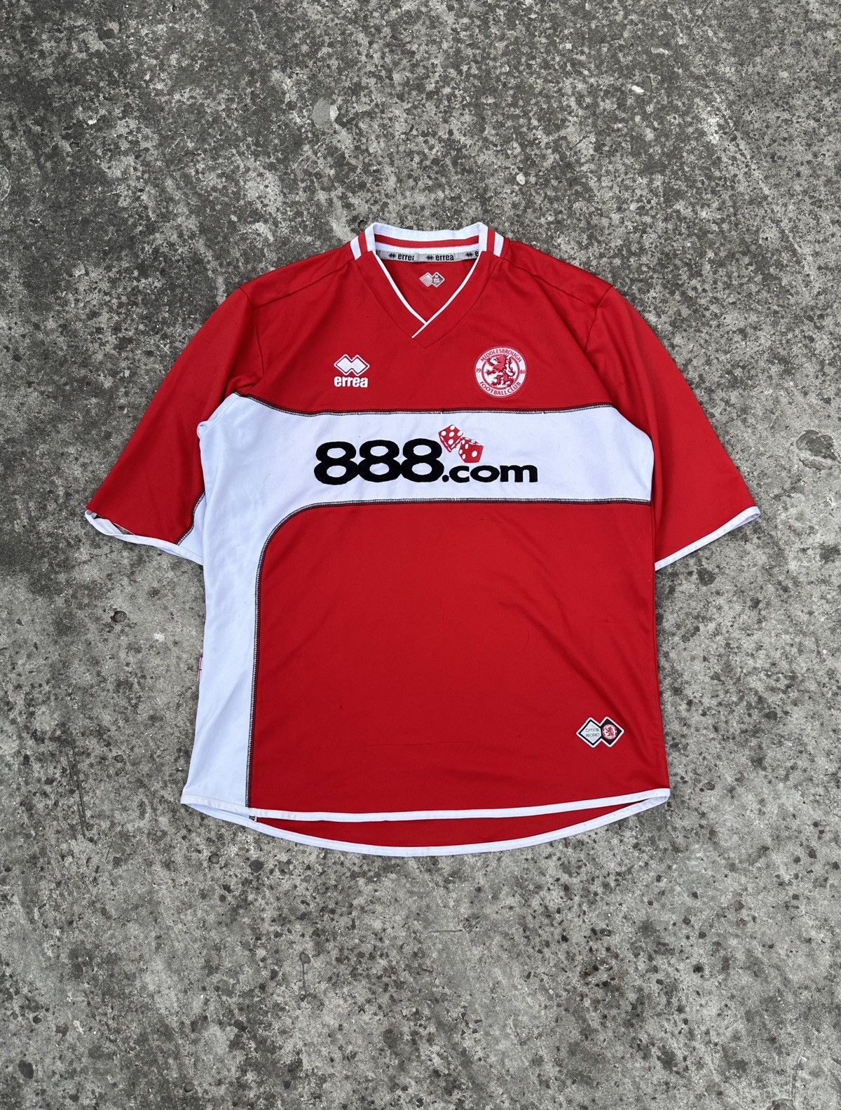 Errea × Vintage Vintage Errea Middlesbrough Soccer Jersey Streetwear Rare Size US XXL / EU 58 / 5 - 1 Thumbnail