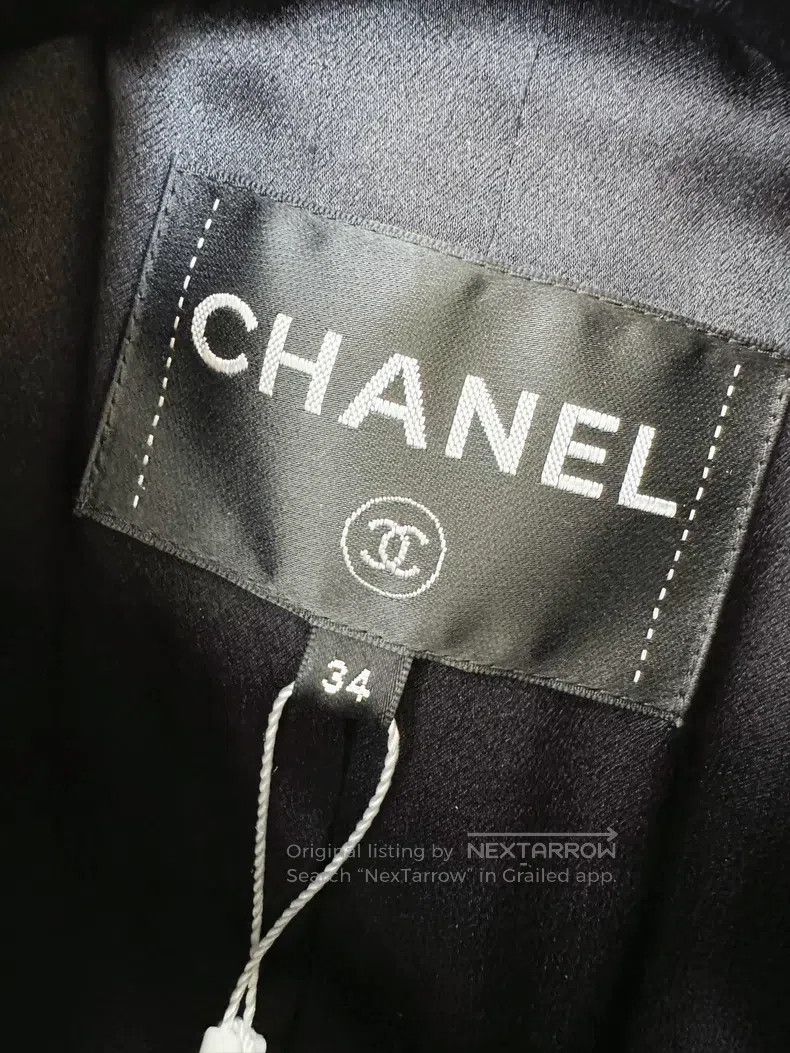 Chanel Chanel 19A Egyptian Series Black Gold Long Woven Jacket Size XXS / US 00 / IT 34 - 5 Thumbnail