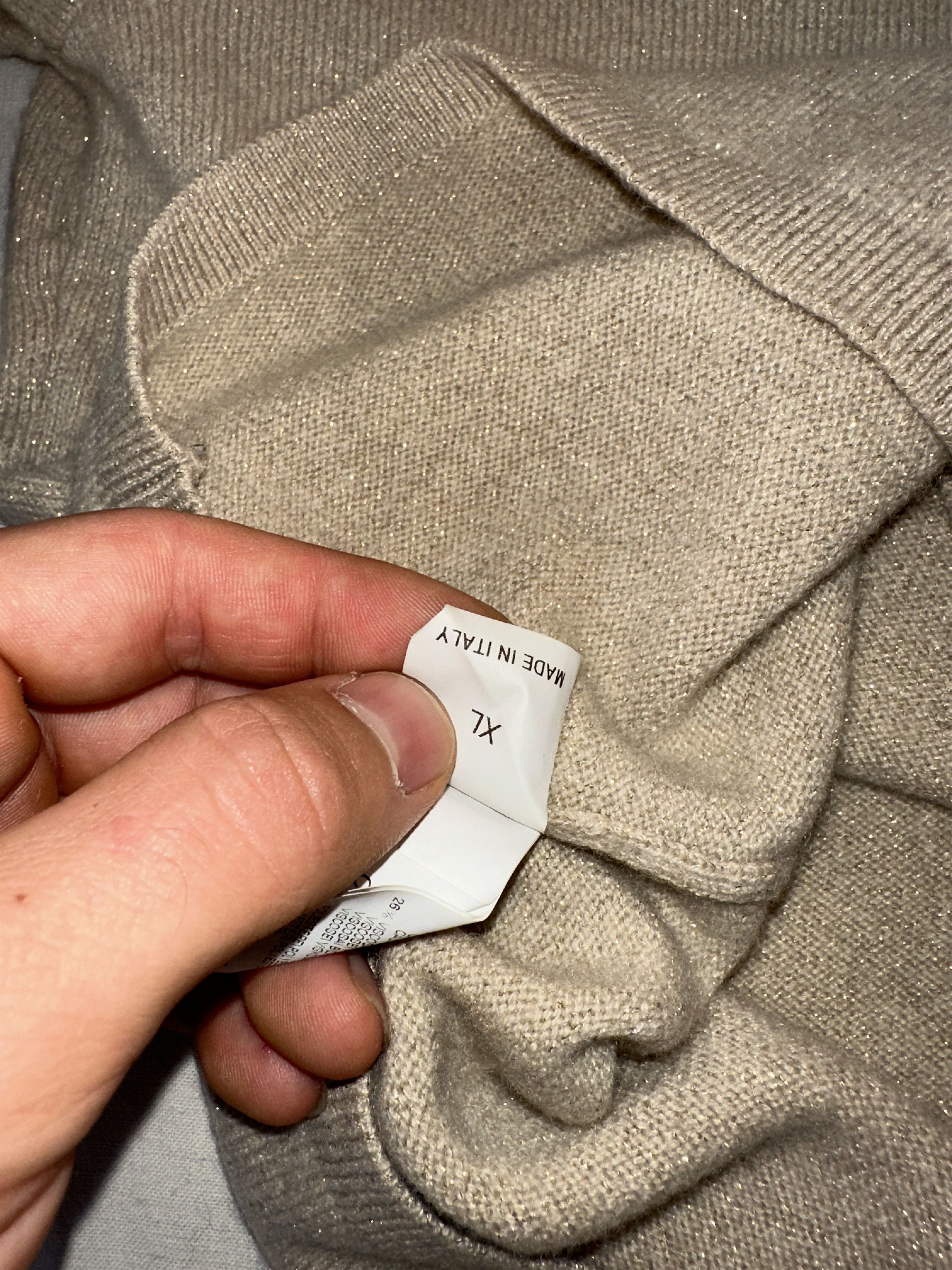 Brunello Cucinelli Brunello Cucinelli Cashmere Pointelle Cuffs Pullover Size XL Size XL / US 12-14 / IT 48-50 - 12 Thumbnail