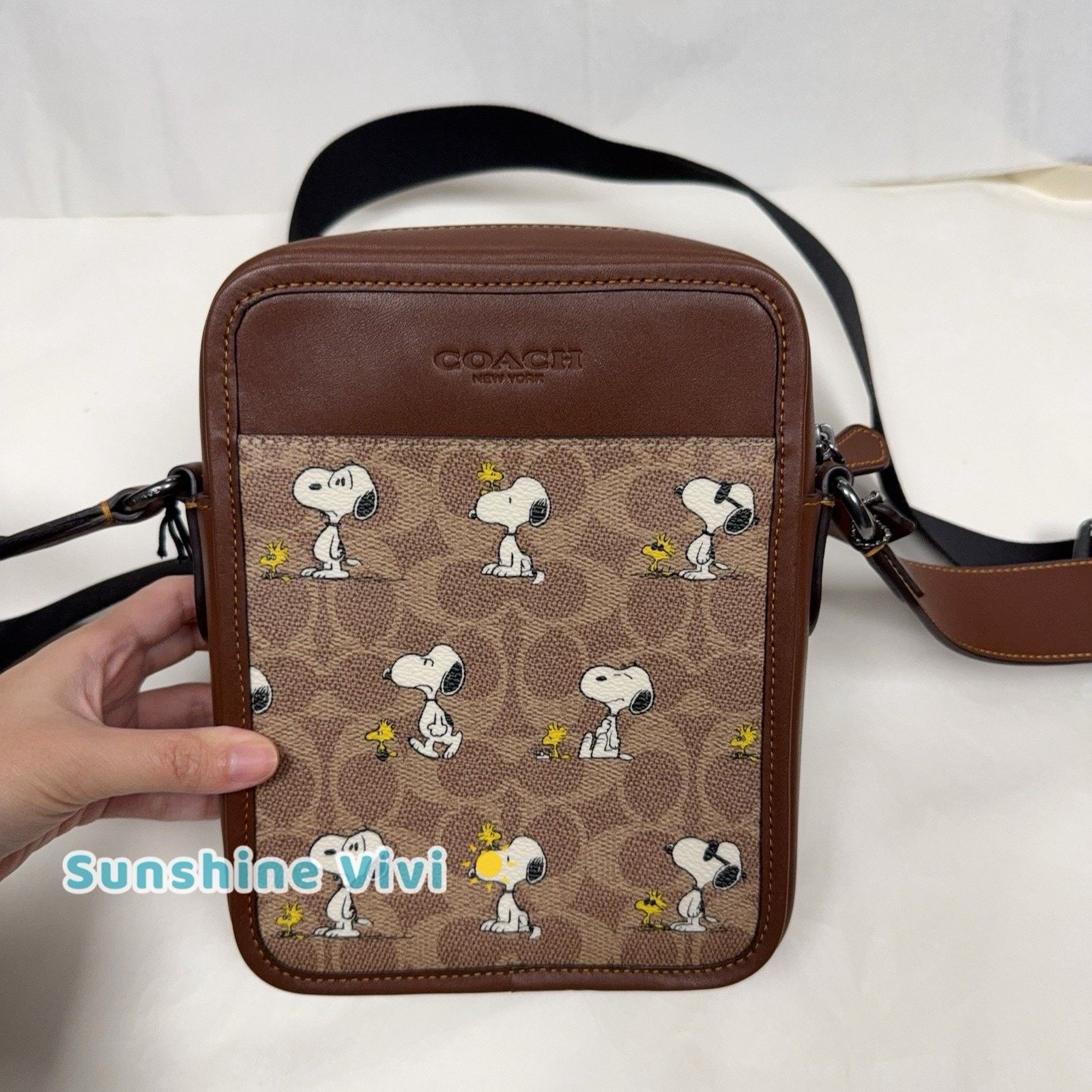 Coach Coach X CBK48 Peanuts Sullivan Crossbody Bag Snoopy Print Size ONE SIZE - 2 Thumbnail