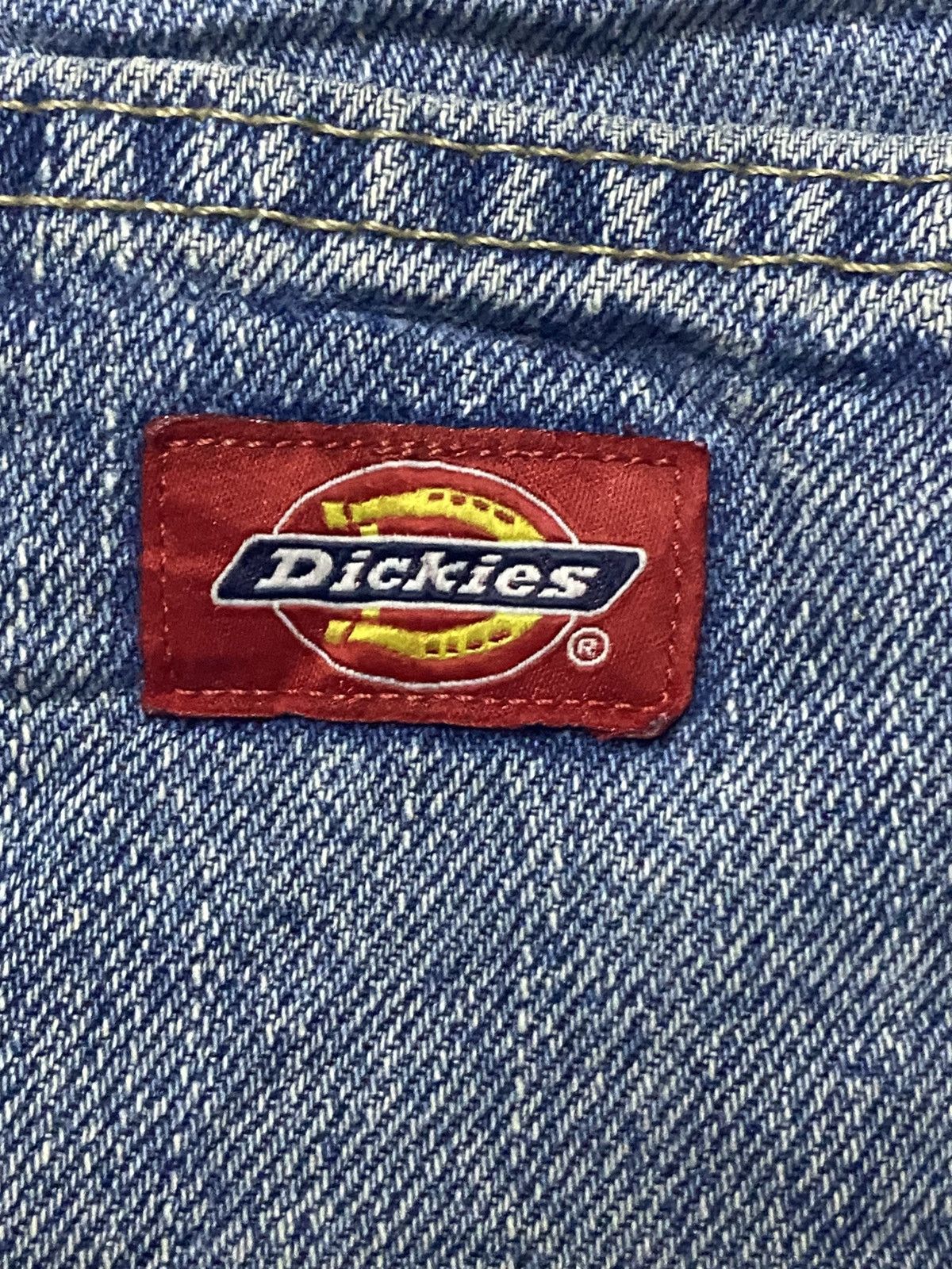 Dickies Vintage Dickies Carpenter Light Wash Baggy Jeans Size US 35 - 11 Thumbnail