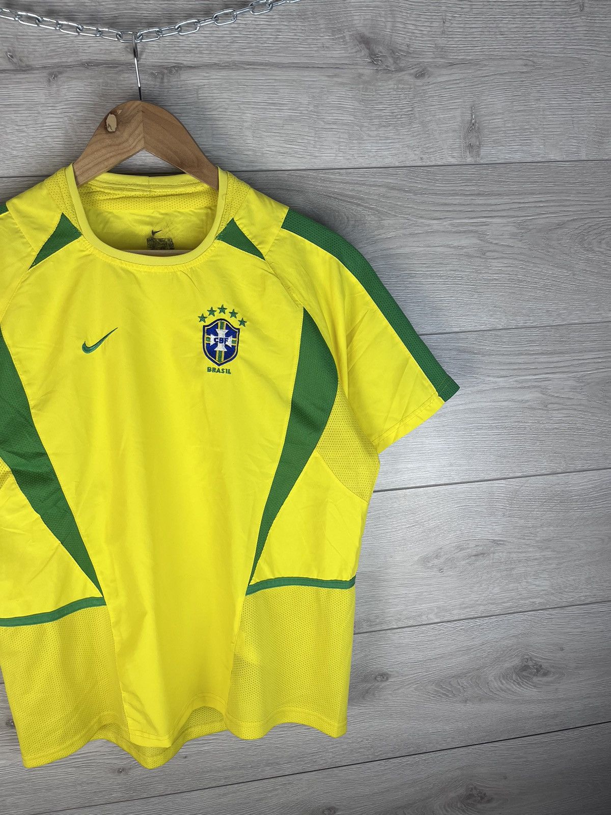 Nike Vintage men’s soccer jersey Nike Brazil 🇧🇷sport drill Size US L / EU 52-54 / 3 - 3 Thumbnail