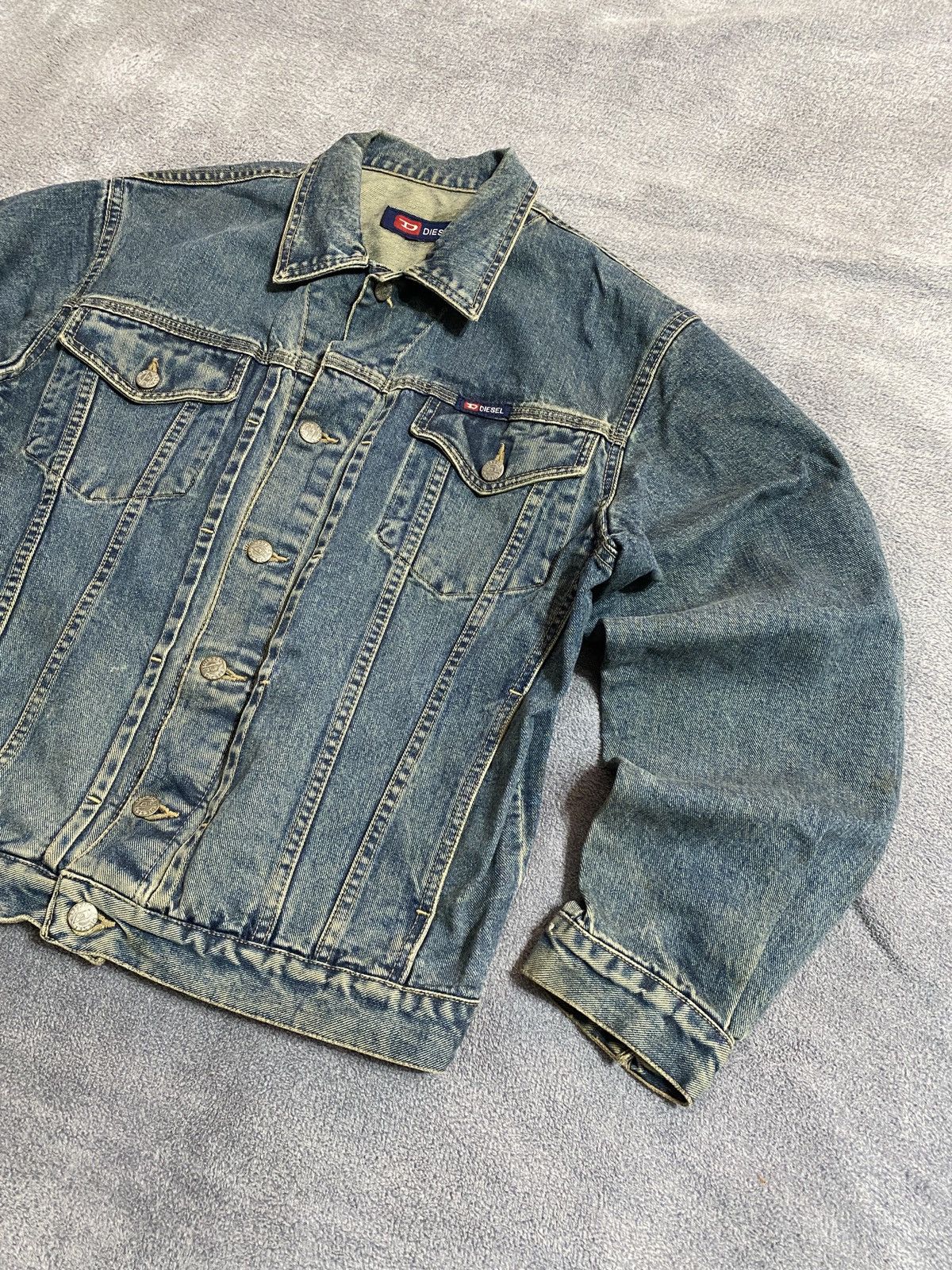 Diesel Vintage Diesel industry denim jacket japanese style Y2k Size US M / EU 48-50 / 2 - 4 Thumbnail