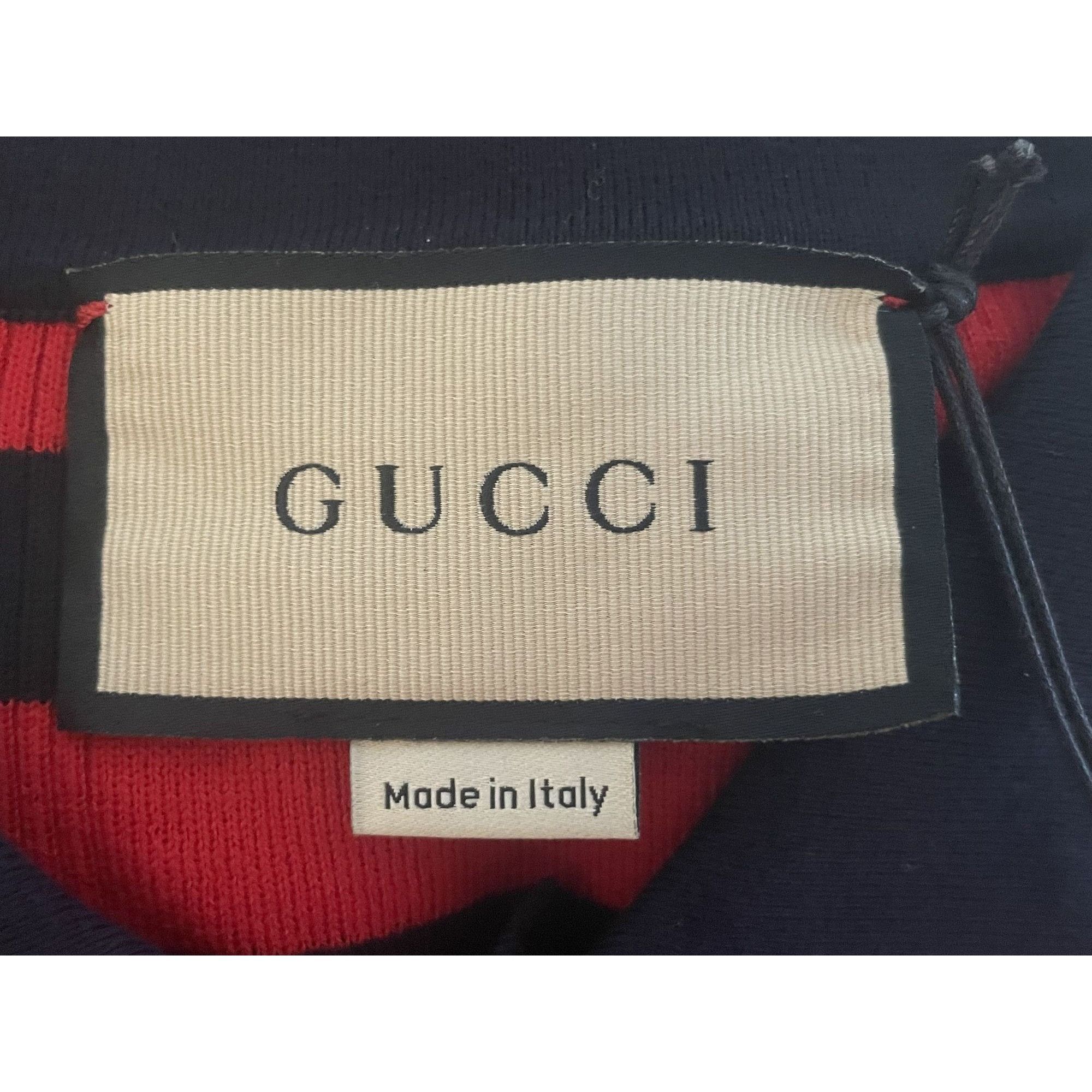 Gucci Gucci Womens Striped Polo Dress With Embroidered Cat Patch R Size S / US 4 / IT 40 - 7 Thumbnail