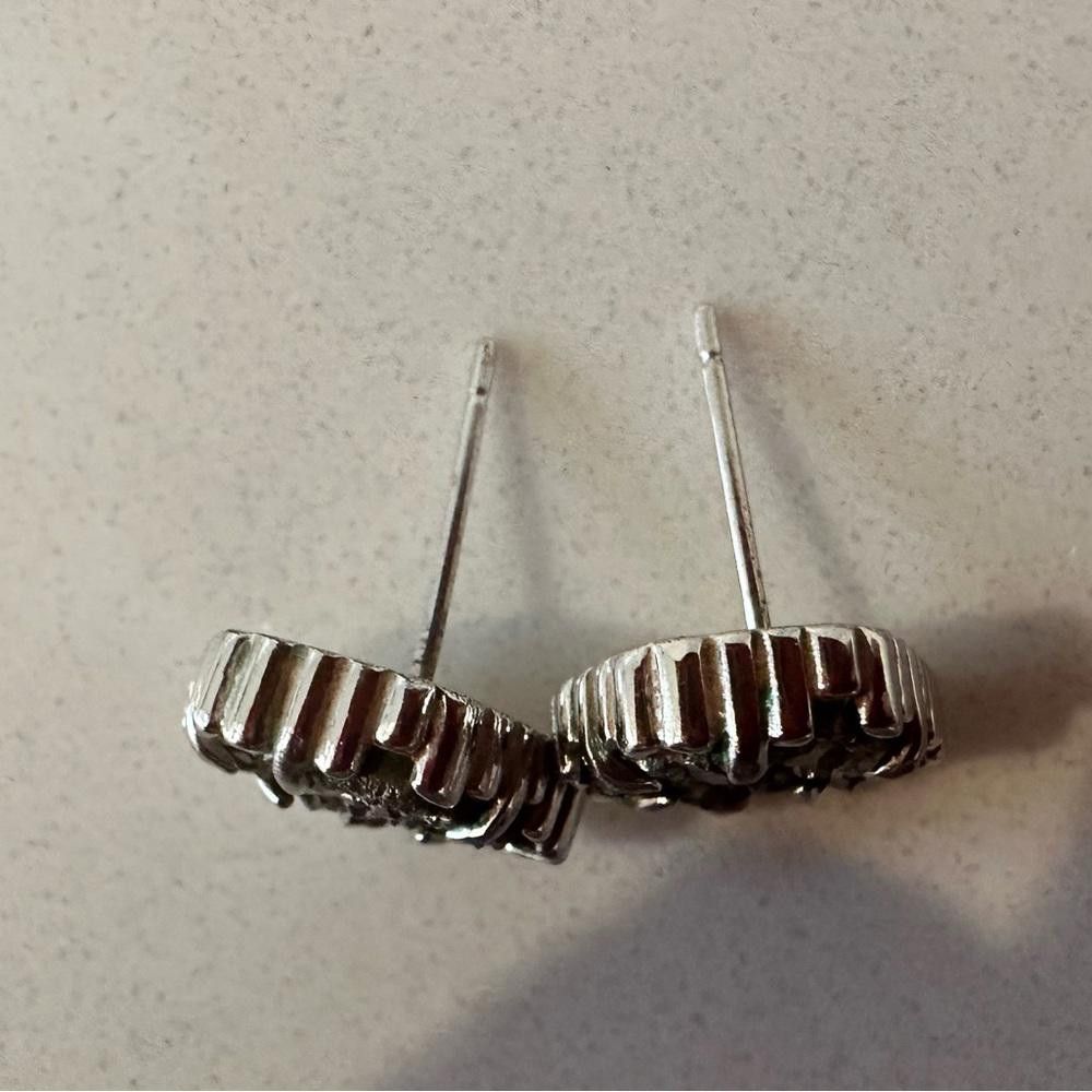 Kendra Scott Kendra Scott Tessa Platinum Drusy Silver Stud Earrings Size ONE SIZE - 5 Thumbnail