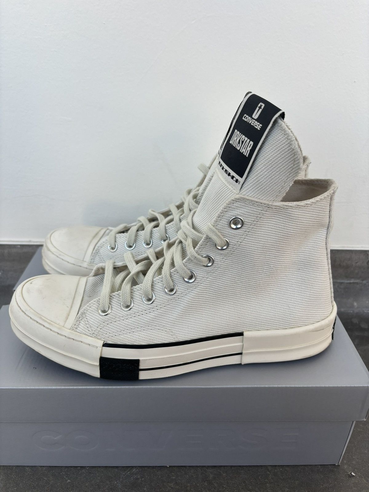 Rick Owens Ricky Darkshadow Converse Hi | Grailed