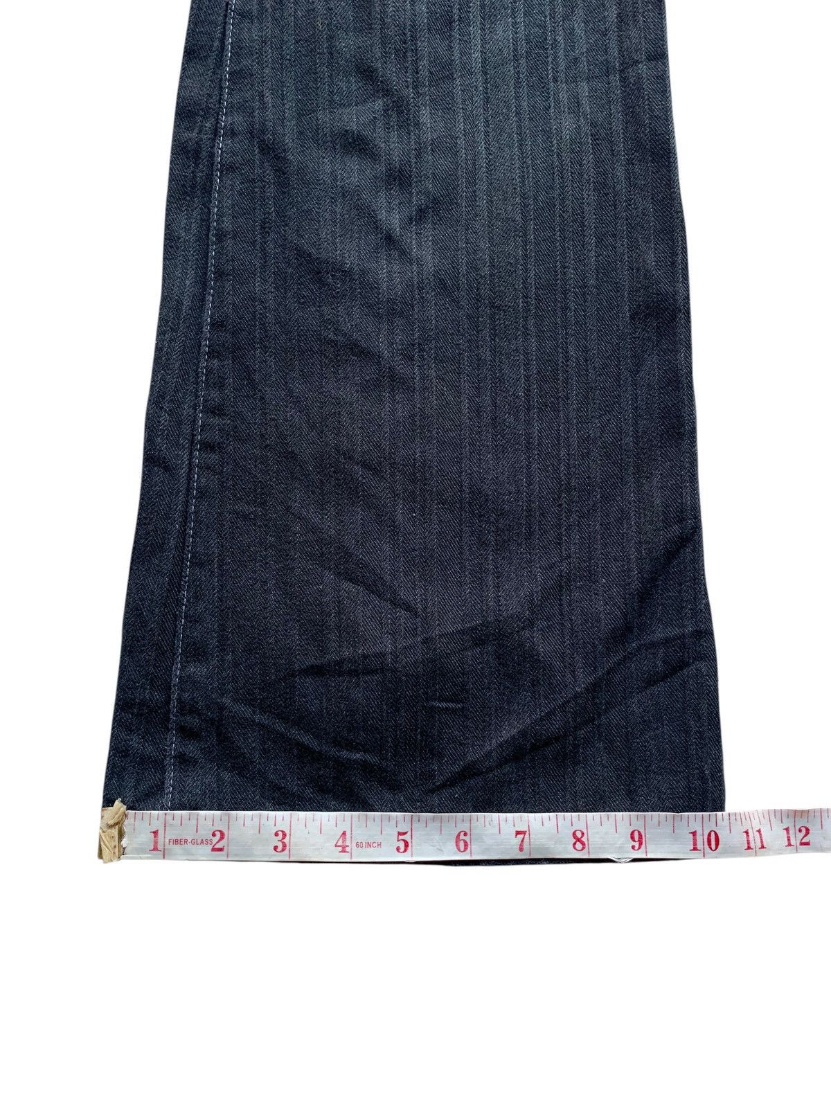 Tornado Mart TORNADO MART FLARE LACE UP PUNK KMRII STYLE RARE DENIM Size US 31 - 21 Thumbnail