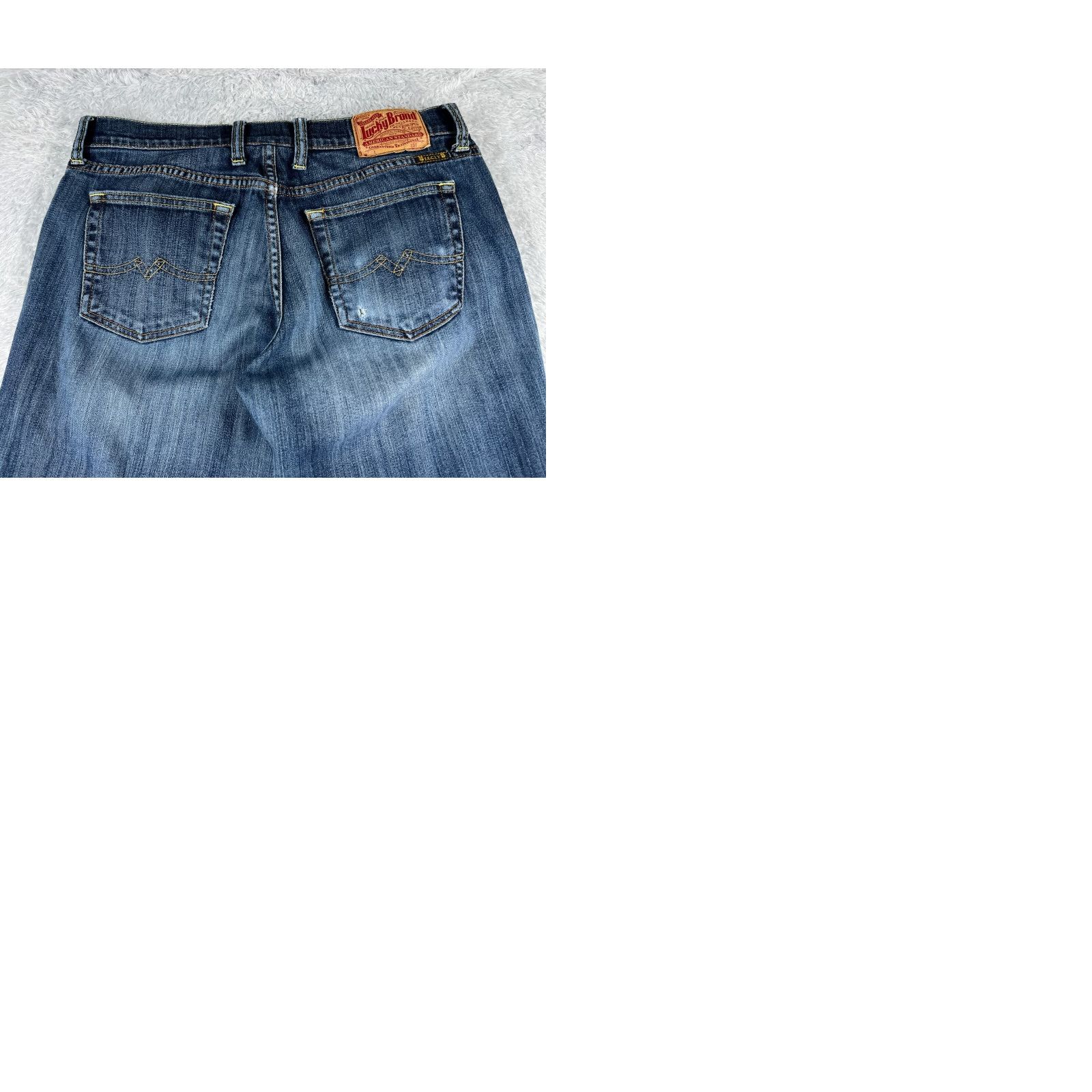Lucky Brand VINTAGE Lucky Brand Jeans Women 8 Blue Denim Flared Cotton Blend 30x31 Size 30" / US 8 / IT 44 - 10 Thumbnail