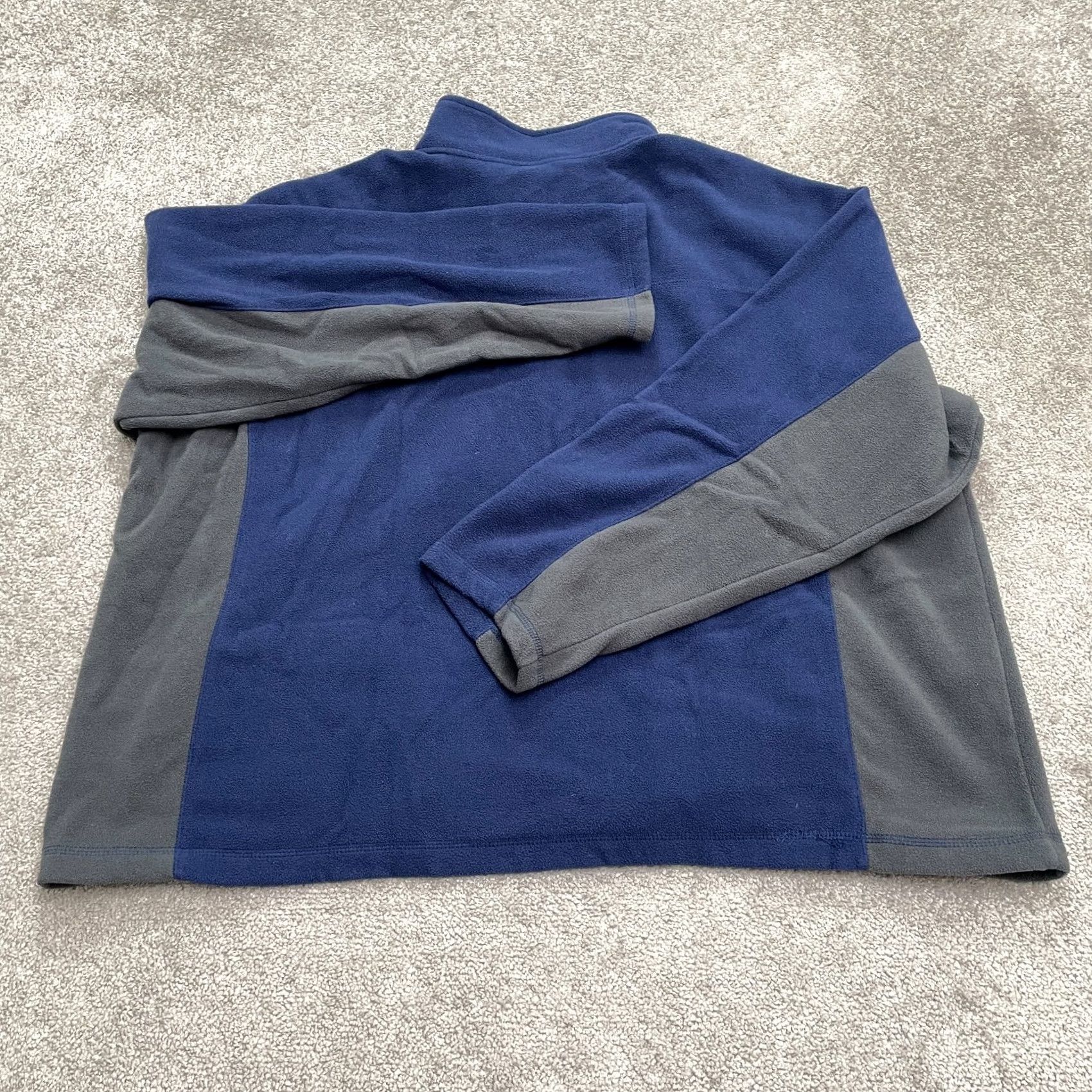 Athletic Works Athletic Works Fleece Jacket Mens 3XL Blue Gray Zip Casual Outdoor Hiking Size US XXL / EU 58 / 5 - 2 Thumbnail