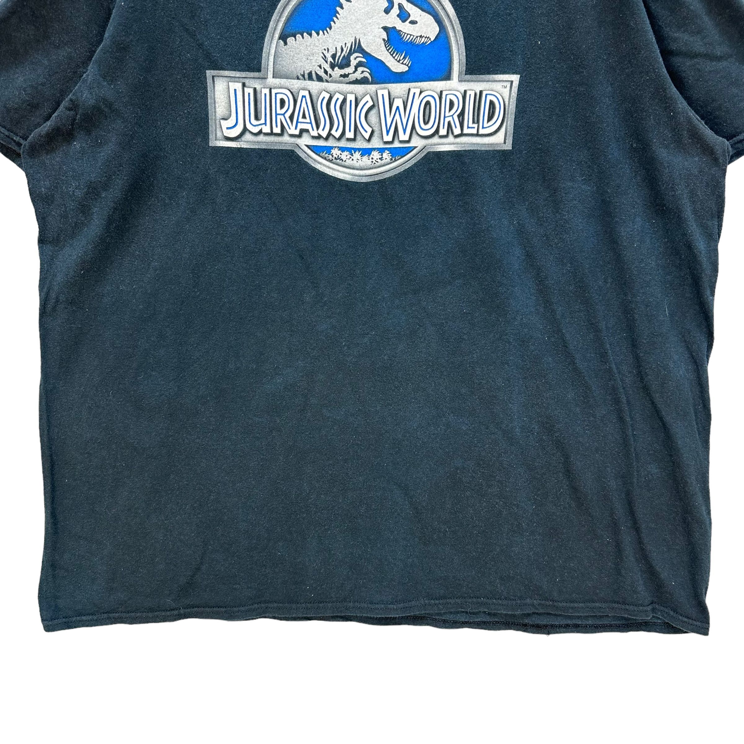 Vintage JURASSIC WORLD BIG LOGO GRAPHIC PRINTED TEES #9101-56 Size US XXL / EU 58 / 5 - 3 Thumbnail