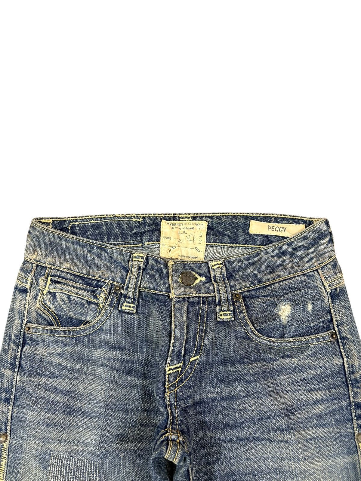 Taverniti Vintage Japanese Brand Mud Wash Distress Bootcut Flare Jean Size US 28 / EU 44 - 4 Thumbnail