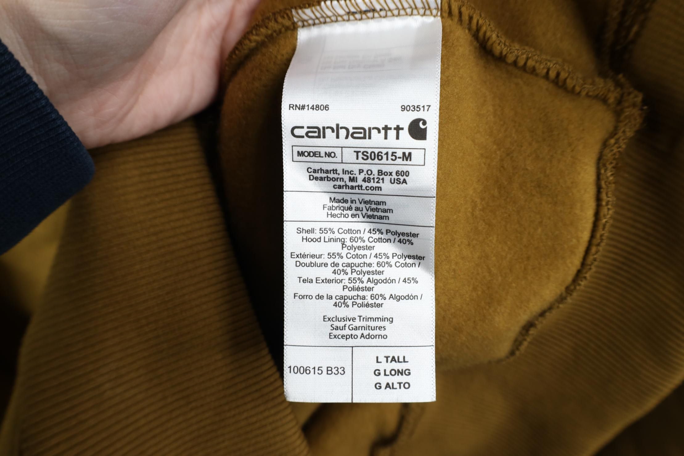 Carhartt Carhartt Paxton Heavyweight Hoodie Sweatshirt Oak Brown Size US L / EU 52-54 / 3 - 8 Thumbnail