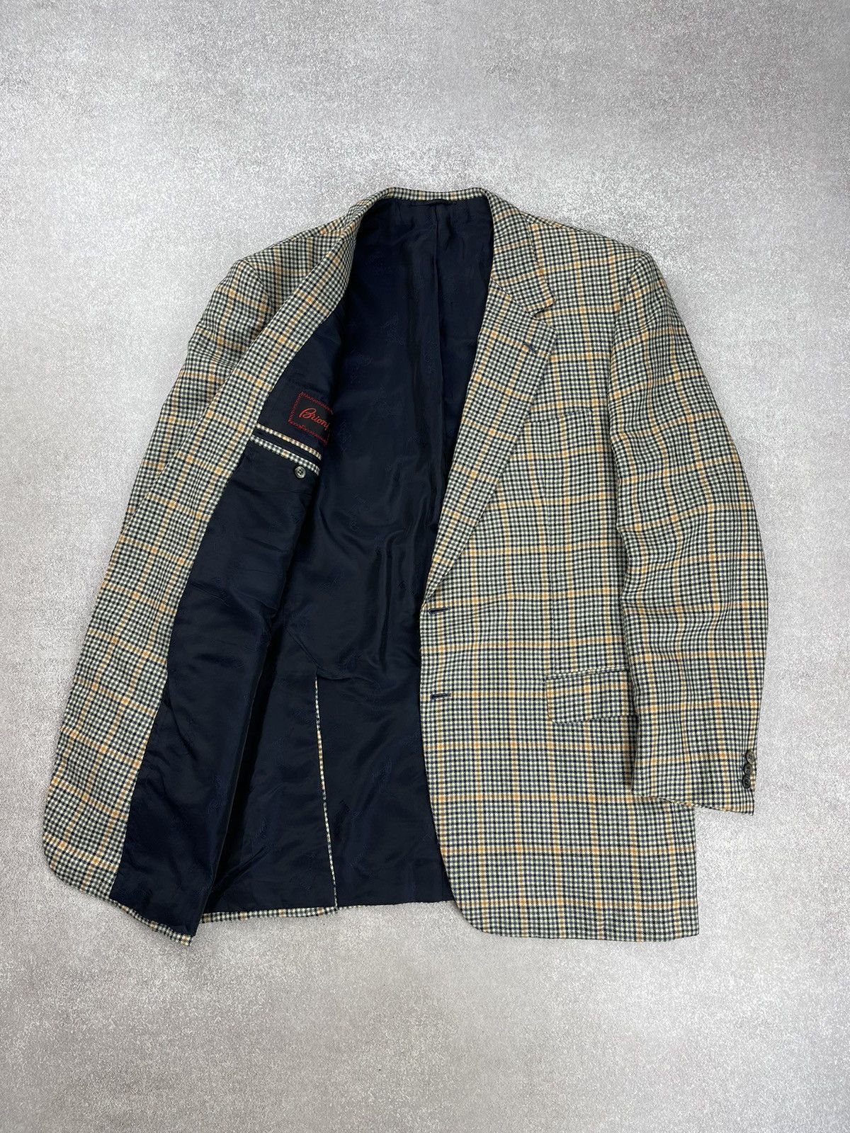 Brioni × Vintage Vintage Brioni Traiano Cashmere Blazer Jacket Size 55L Size 54L - 8 Thumbnail