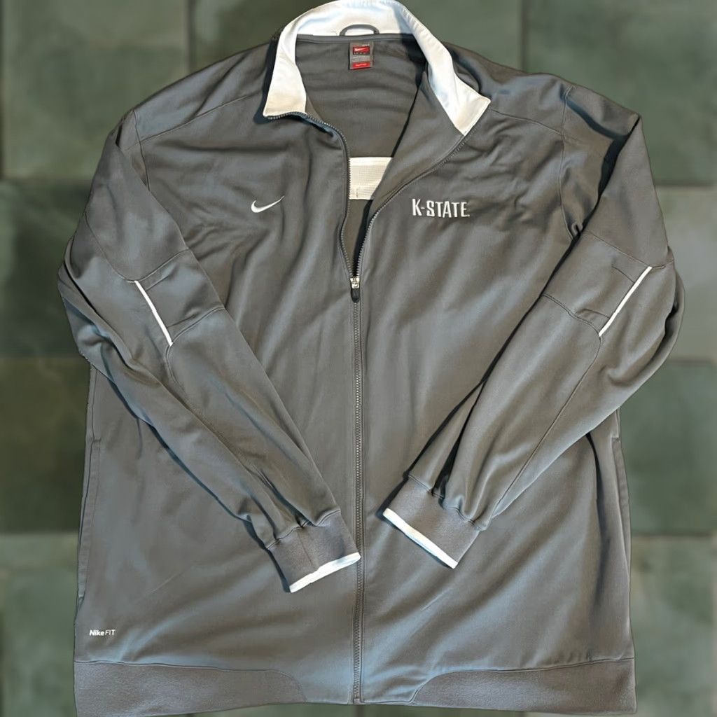 Nike Nike Sweatshirt Men 3XL Gray K-State Wildcats Full Zip Jacket College Mens Size US XXL / EU 58 / 5 - 1 Thumbnail