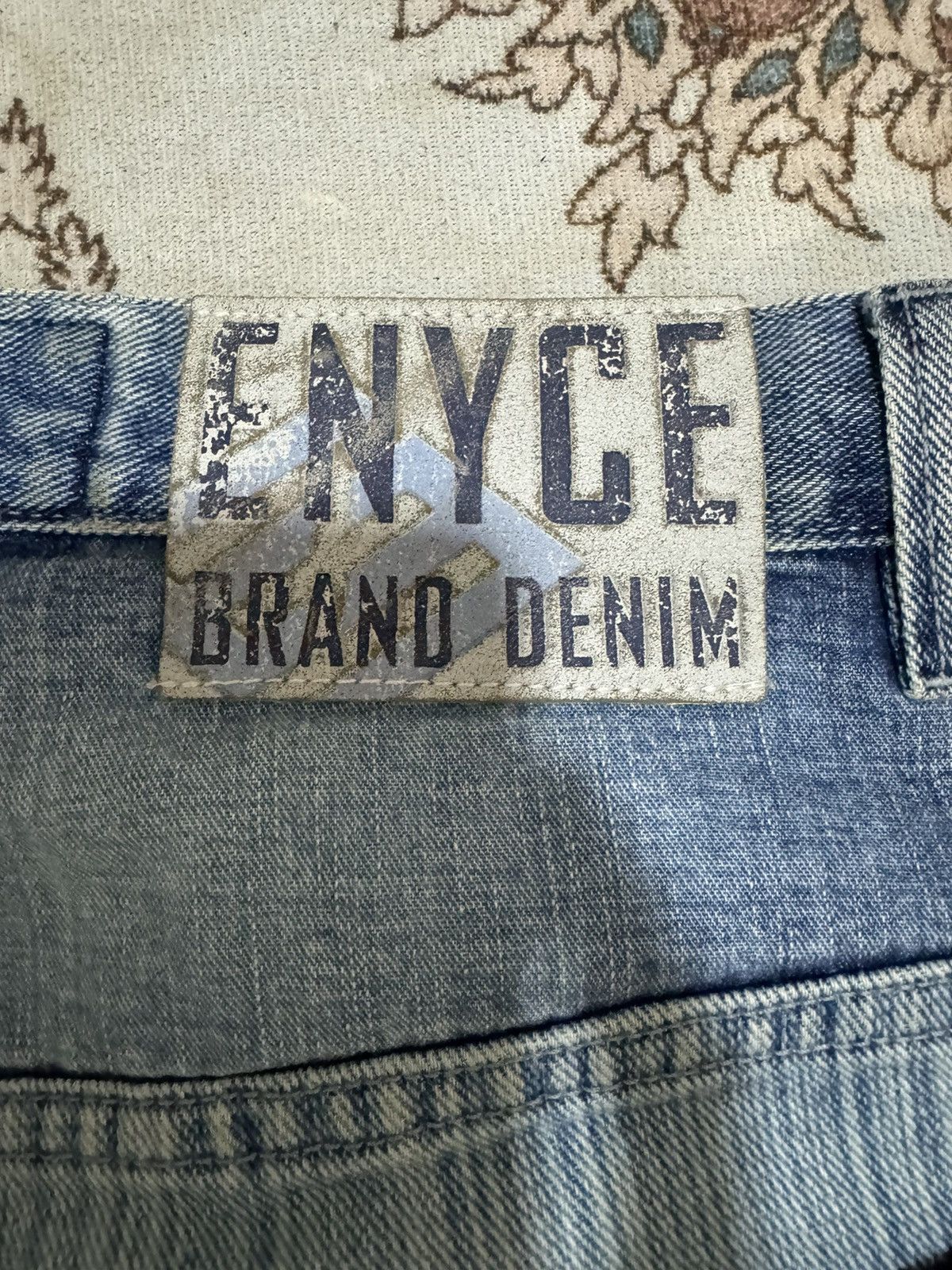 Japanese Brand × Le Grande Bleu (L.G.B.) × Vintage Vintage Y2K Enyce Dirty Baggy Jeans Size US 32 / EU 48 - 10 Thumbnail