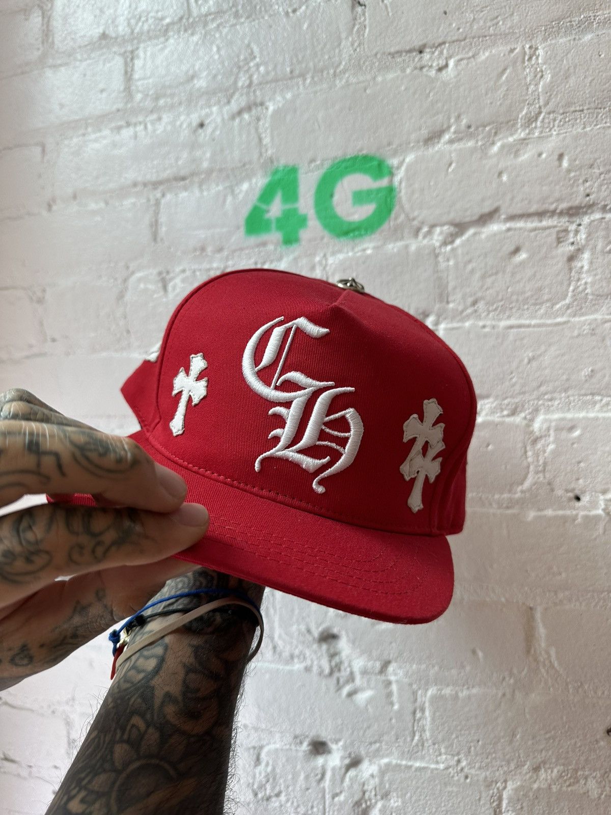 Chrome Hearts CHROME HEARTS PATCHED TRUCKER HAT Size ONE SIZE - 1 Thumbnail