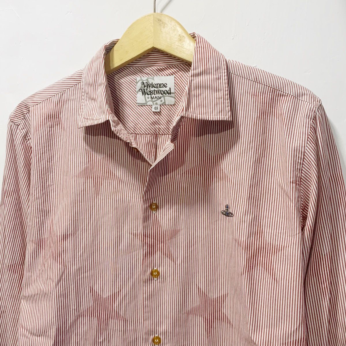 Vivienne Westwood Y2k Man Stripe Stars Shirts