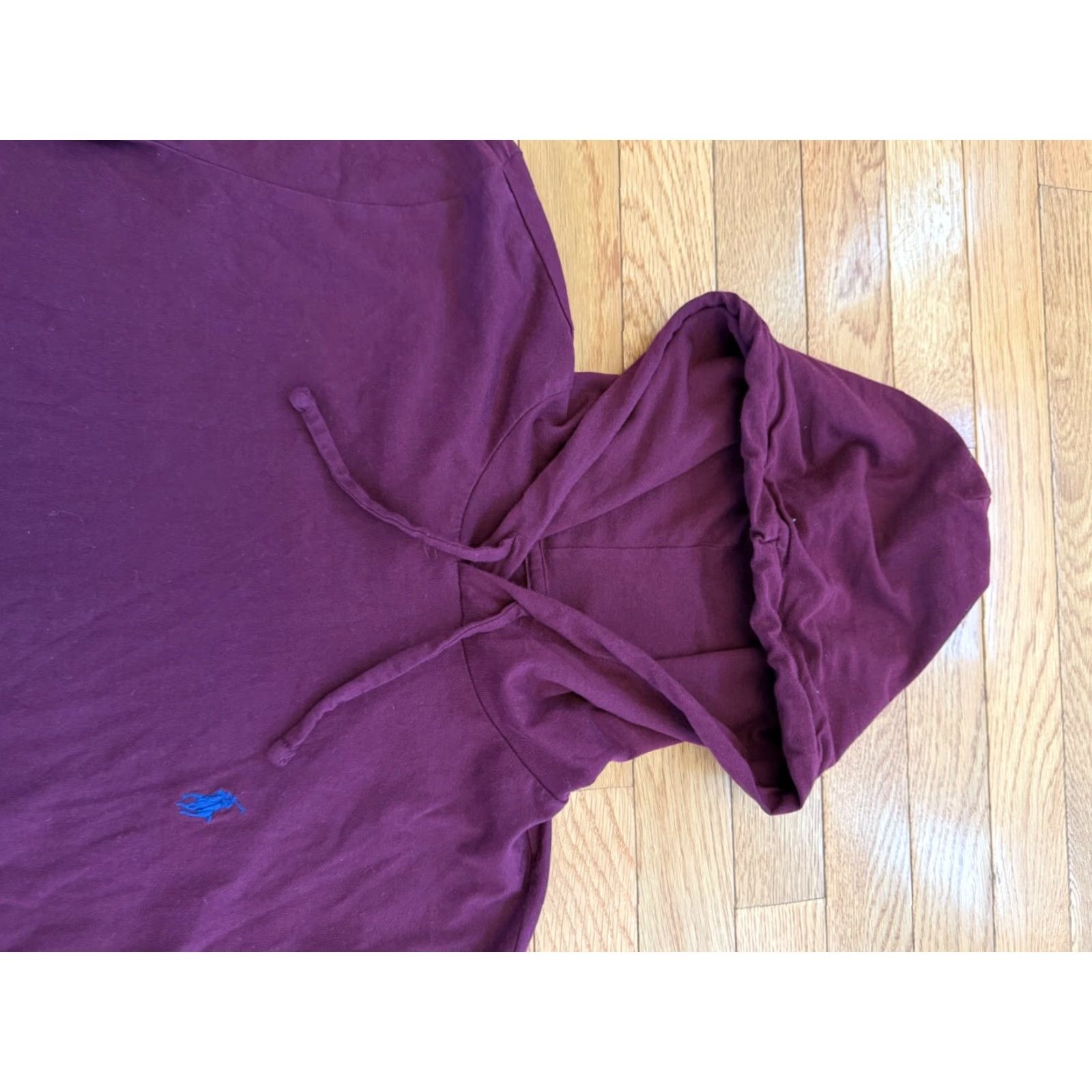 Ralph Lauren Ralph Lauren Polo Mens Hoodie Size M Maroon Lightweight Cotton Blend Crew Neck Logo Sweater, Regular, Knit, Long Sleeve, Pullover, Vintage No Size US M / EU 48-50 / 2 - 4 Thumbnail