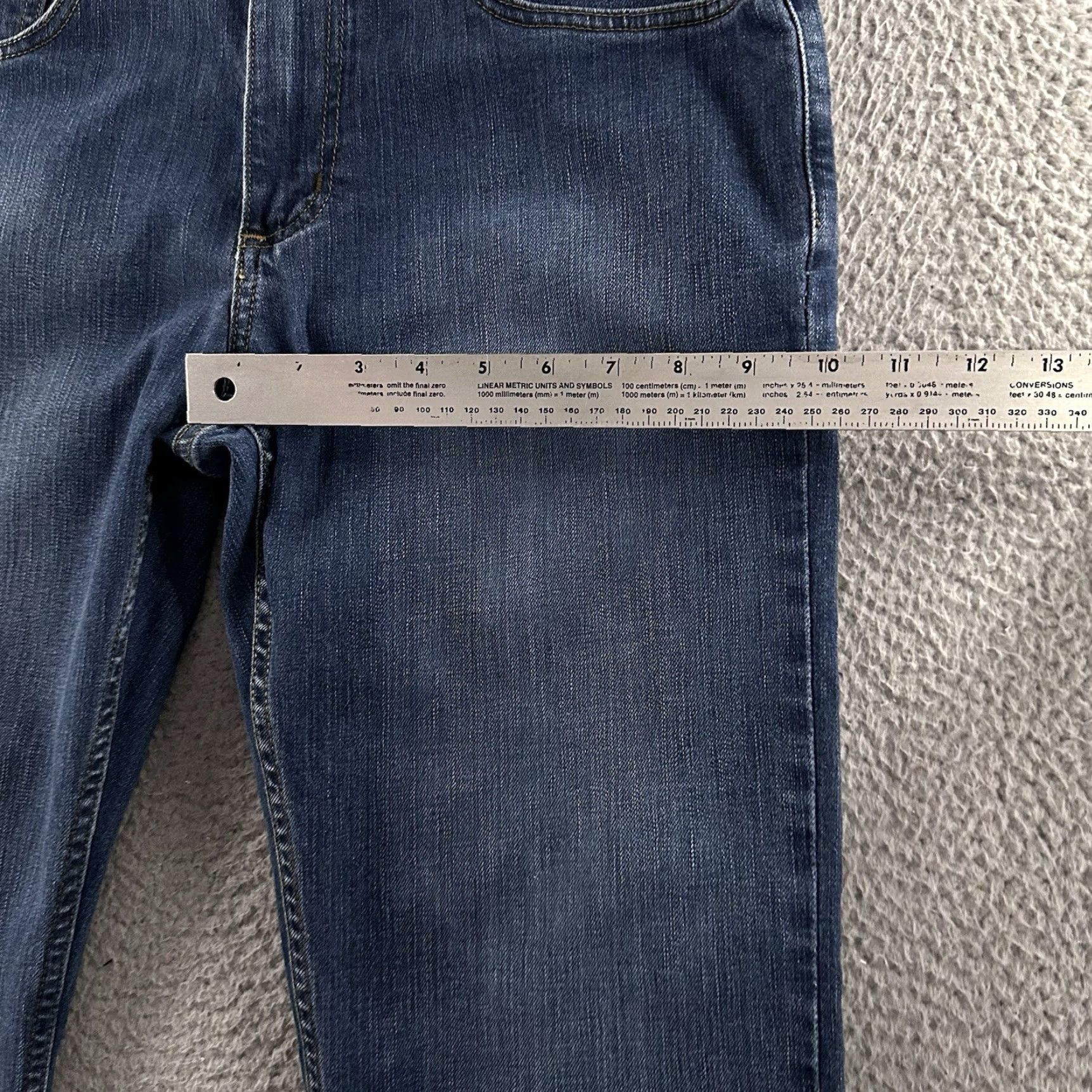 Carhartt Carhartt Jeans Blue 32x30 Relaxed Fit Rugged Flex 5 Pocket Cotton Blend Mens Denim Straight Pocket Quality Inseam 29" Regular, 32x30, Blue, Men Size US 32 / EU 48 - 7 Thumbnail