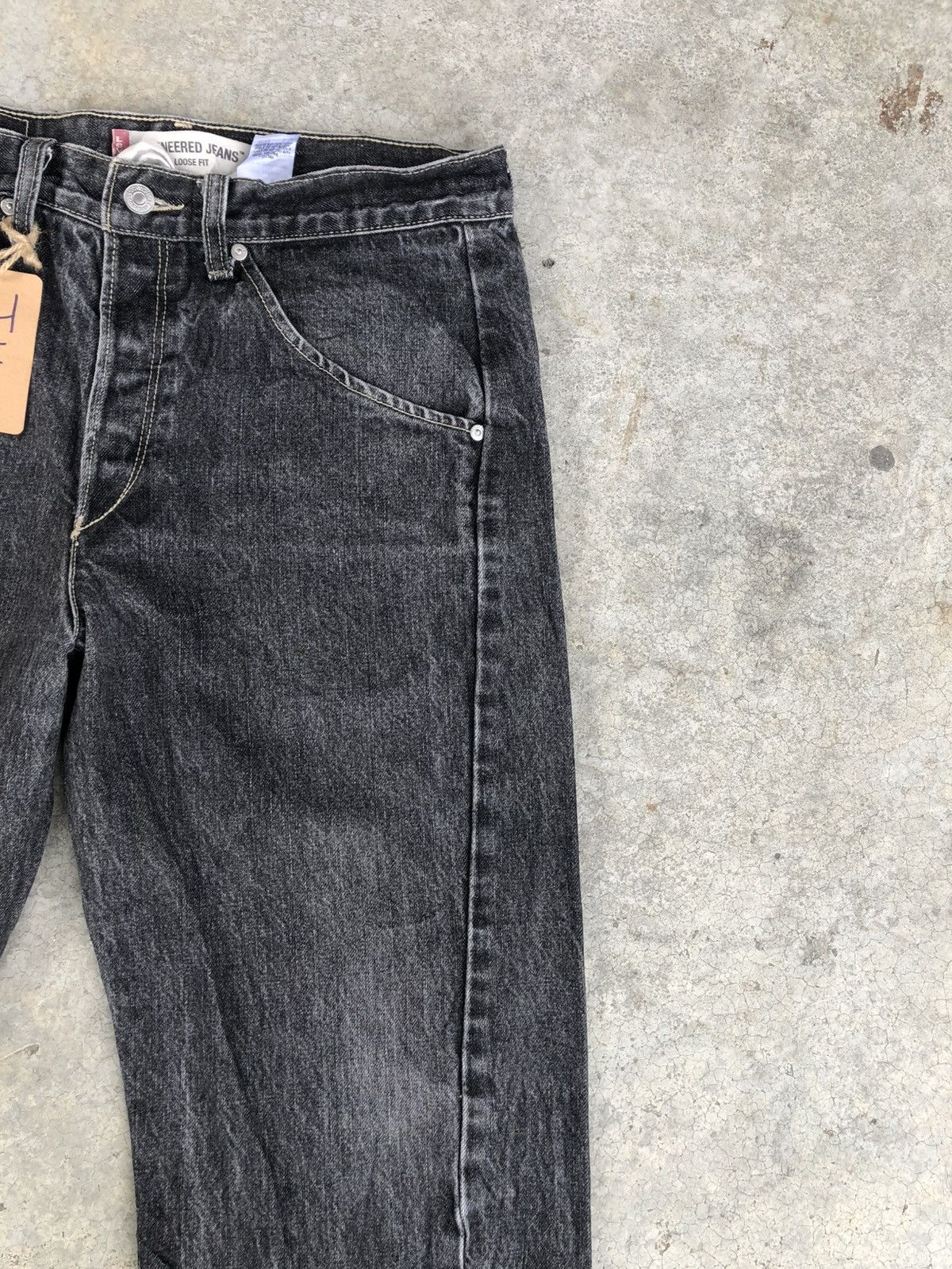 Levi's Y2k Levis Engineered Loose Jeans Baggy Distressed Size US 32 / EU 48 - 5 Thumbnail