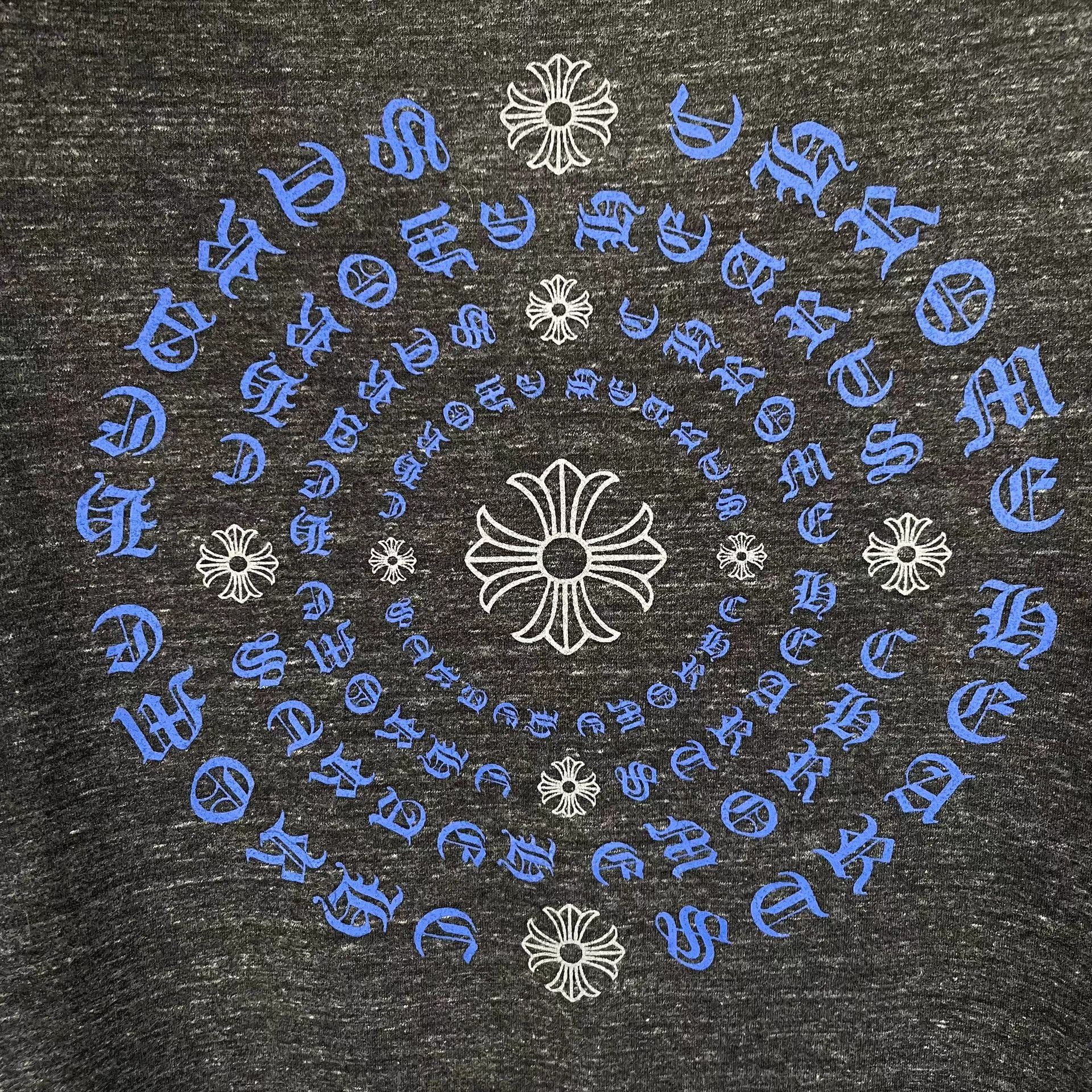 Chrome Hearts Chrome Hearts Gray Sanskrit Short Sleeve T-Shirt Size US M / EU 48-50 / 2 - 3 Thumbnail