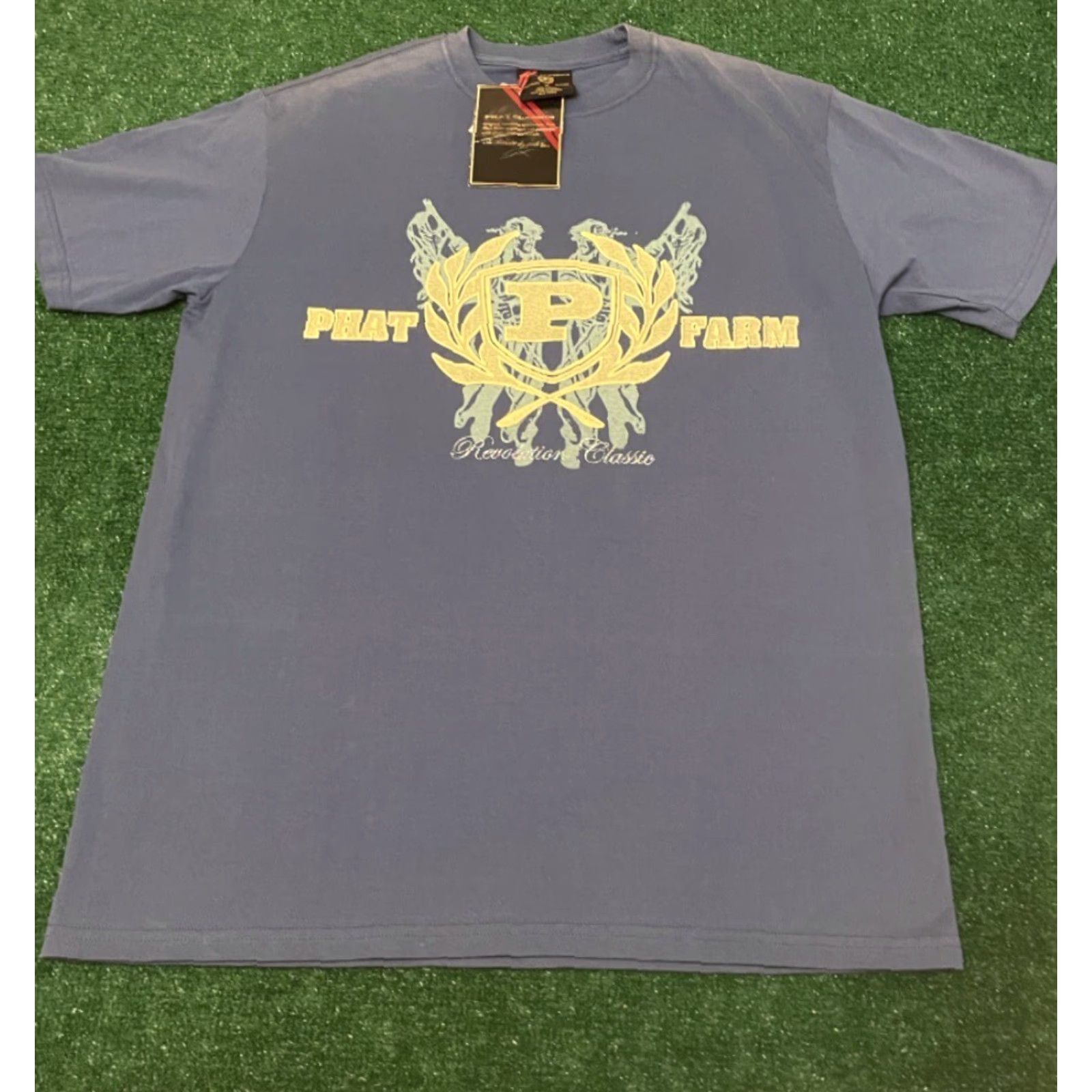 Phat Farm VINTAGE Phat Farm Logo T-Shirt Mens M Blue Hip Hop Skater Grunge Punk Y2K NWT Size US M / EU 48-50 / 2 - 4 Thumbnail