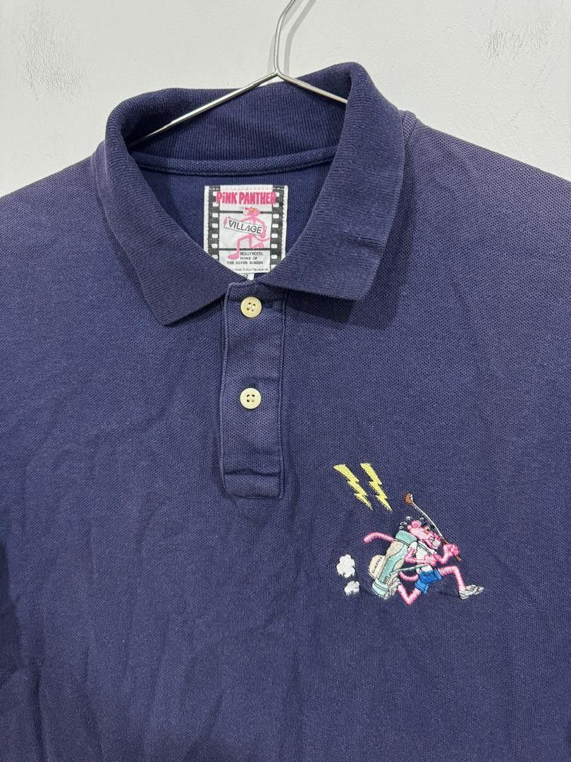 Cartoon Network Vintage 1993 Pink Panther Polo Tee Size US L / EU 52-54 / 3 - 2 Thumbnail