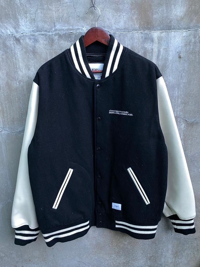 18Aw Wtaps Club Jacket Wopo Melton Black No.sj2630 | eBay
