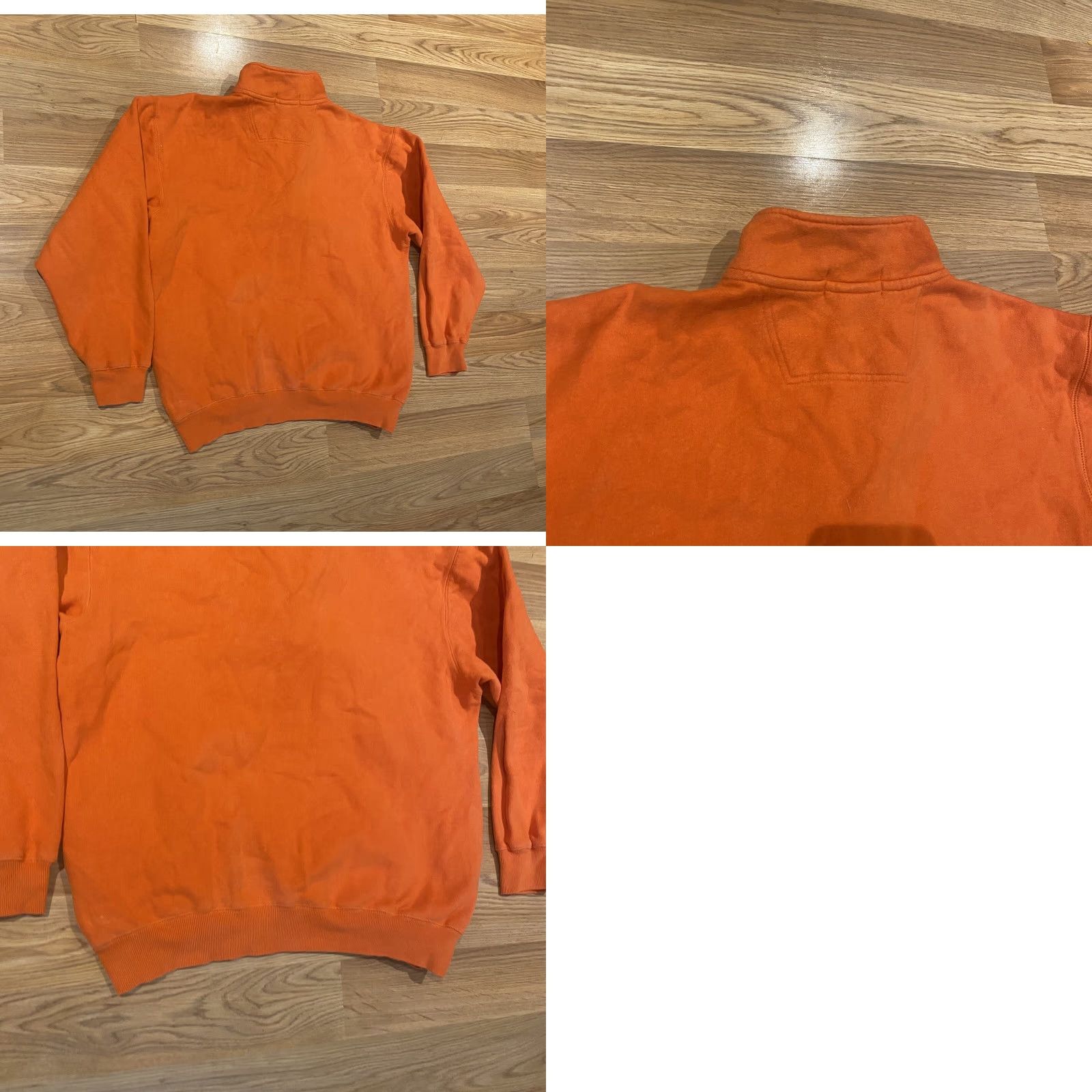 Vintage VINTAGE Antigua Baltimore Orioles Long Sleeve 1/4 Zip Pullover Sweatshirt Men M Orange Crew Neck Logo Sweatshirt Orioles Golf Mens Size US M / EU 48-50 / 2 - 8 Thumbnail