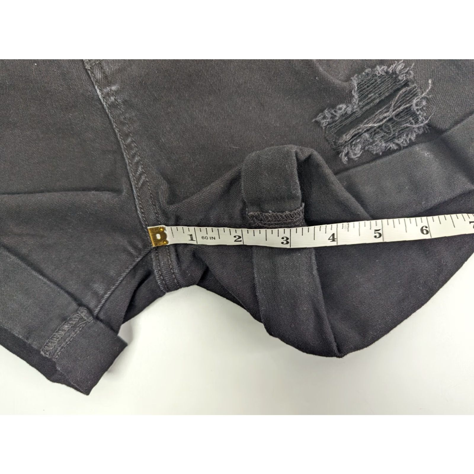Vintage Judy Blue Black Denim Shorts JB15004BK Size 1XL Cuffed High Rise Size 40" / US 18 - 3 Thumbnail