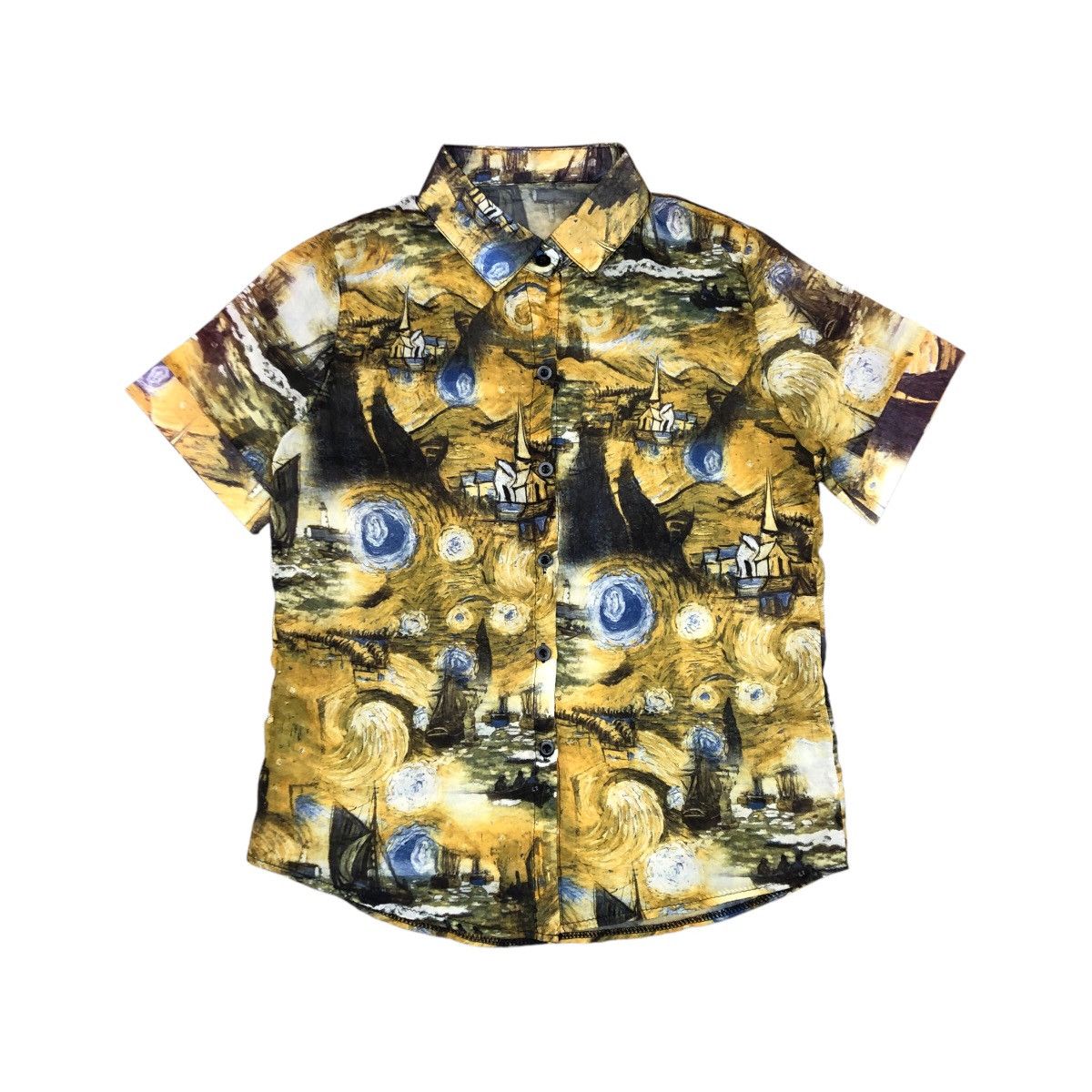 Other Van Gogh Pattern Transparent Shirt Size M / US 6-8 / IT 42-44 - 1 Thumbnail